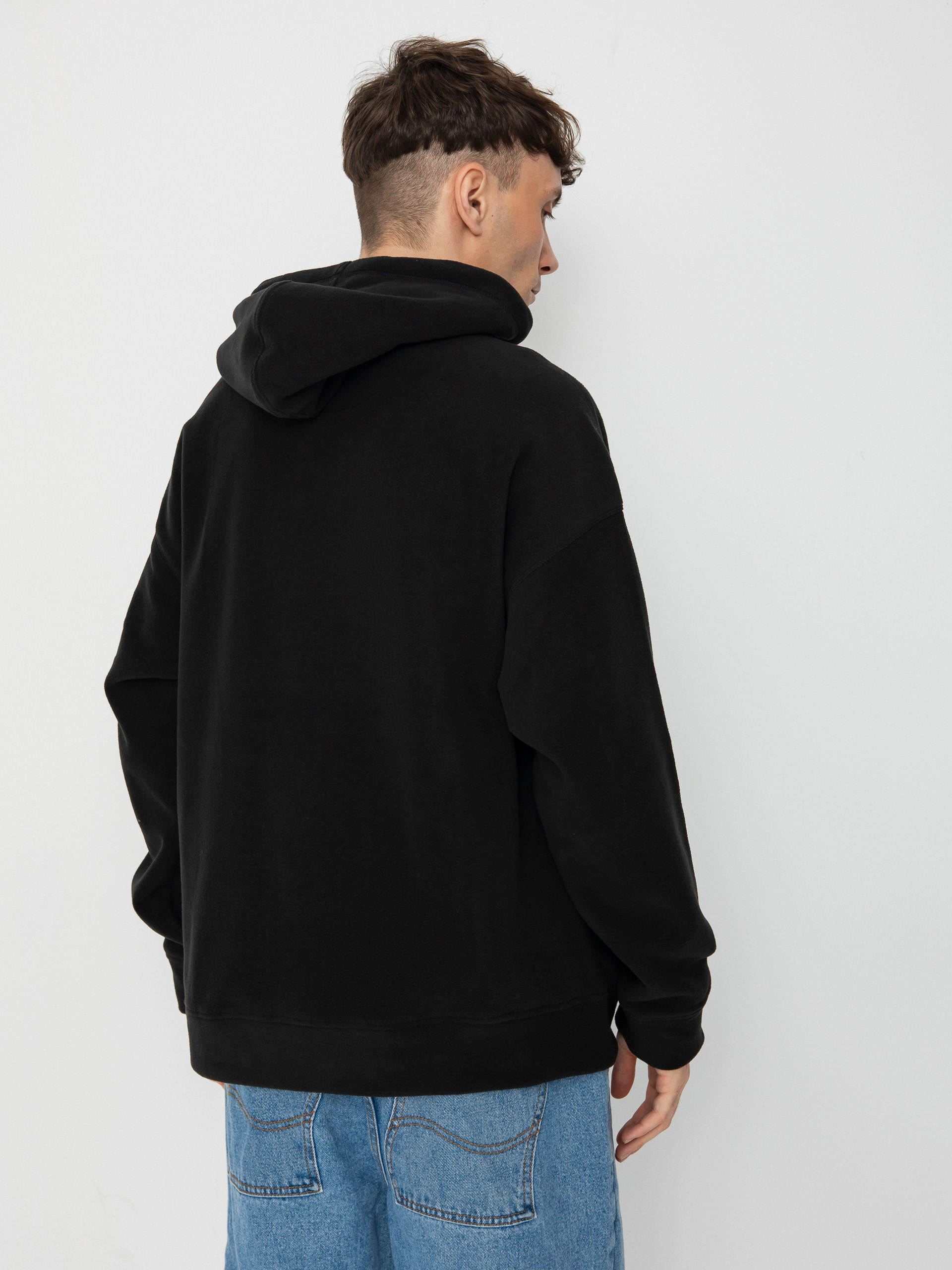 Mikina s kapucňou Poetic Collective Fleece HD (black)