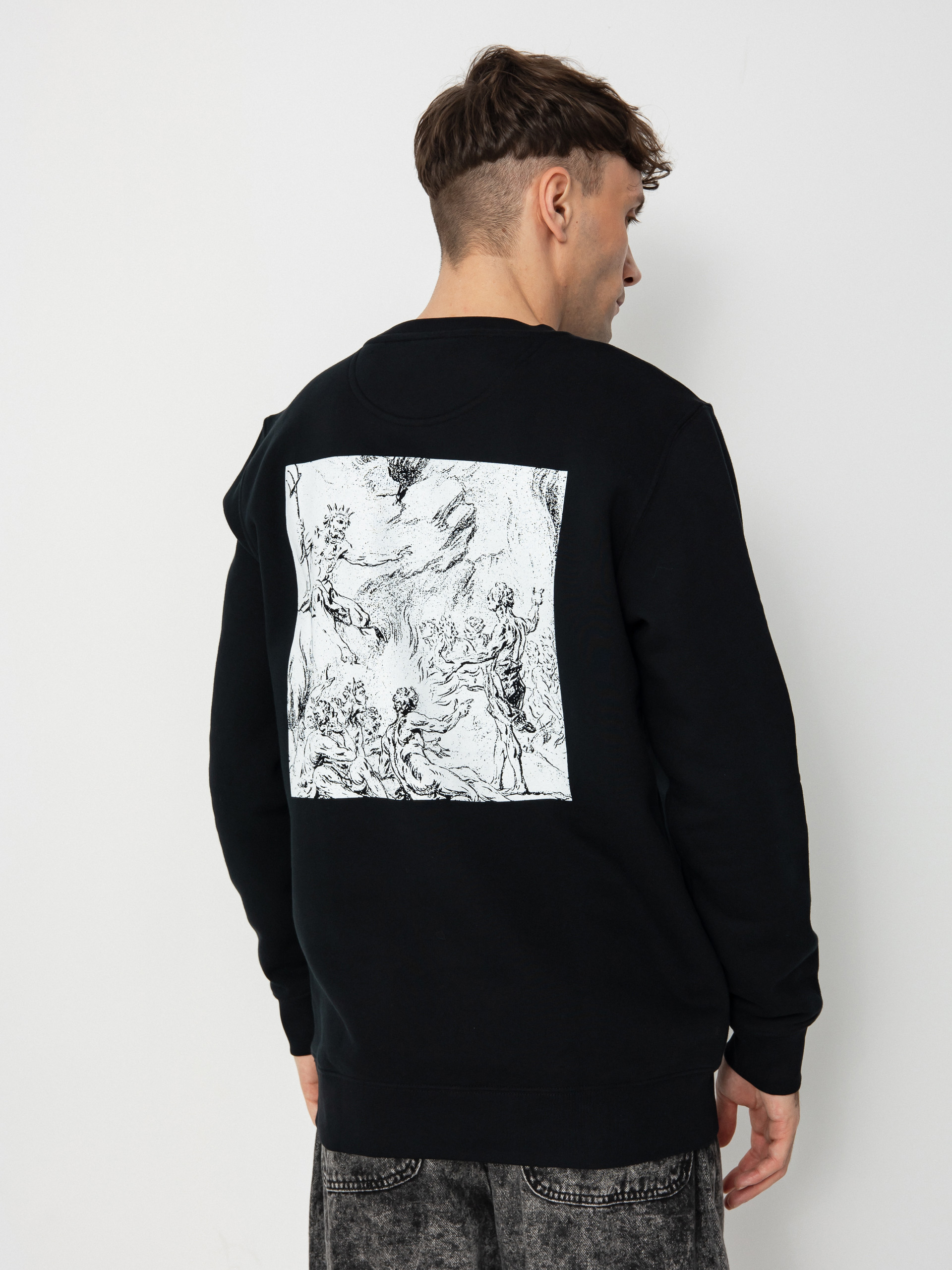 Mikina Poetic Collective Demon Crewneck (black)