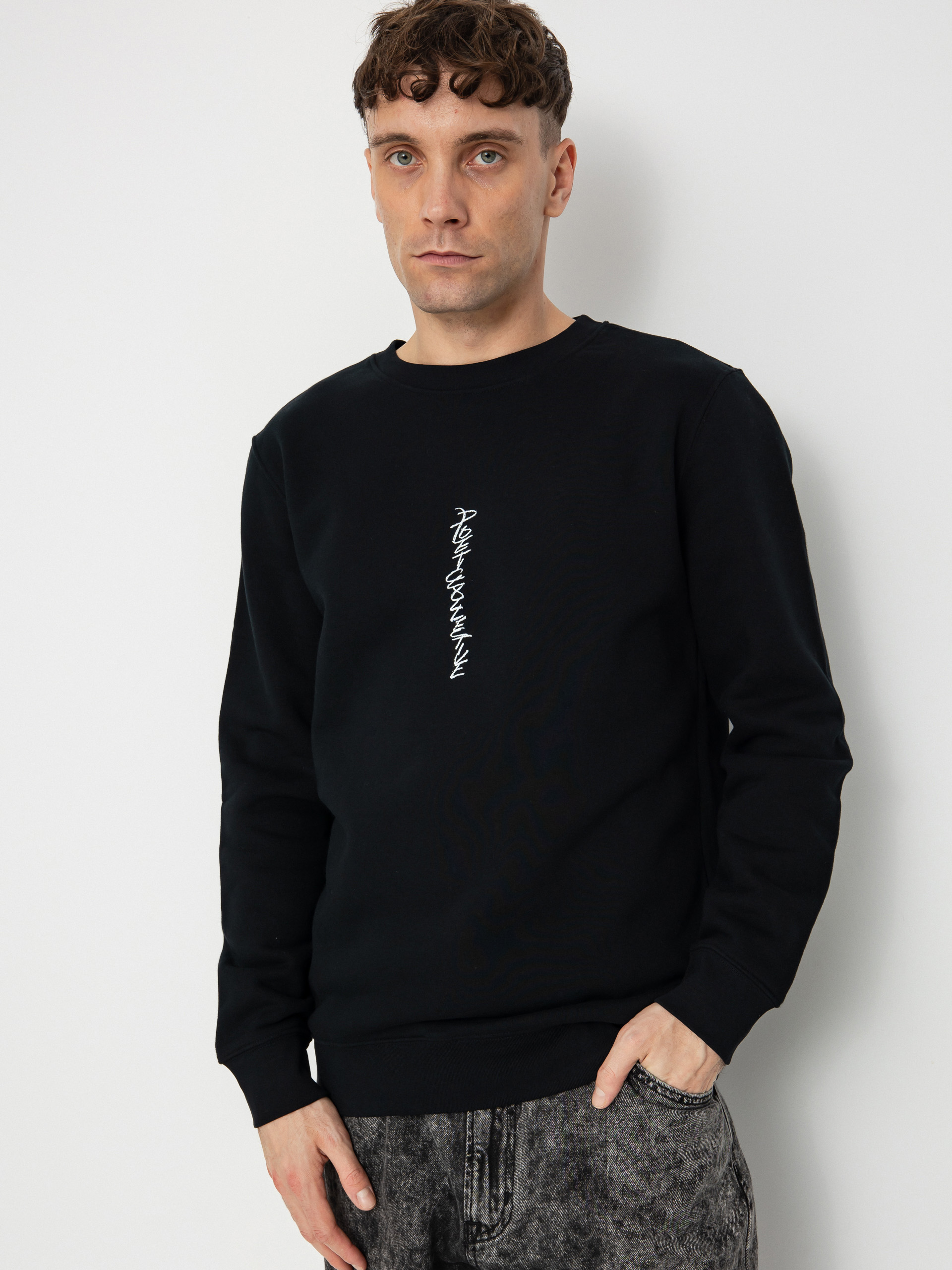 Mikina Poetic Collective Demon Crewneck (black)