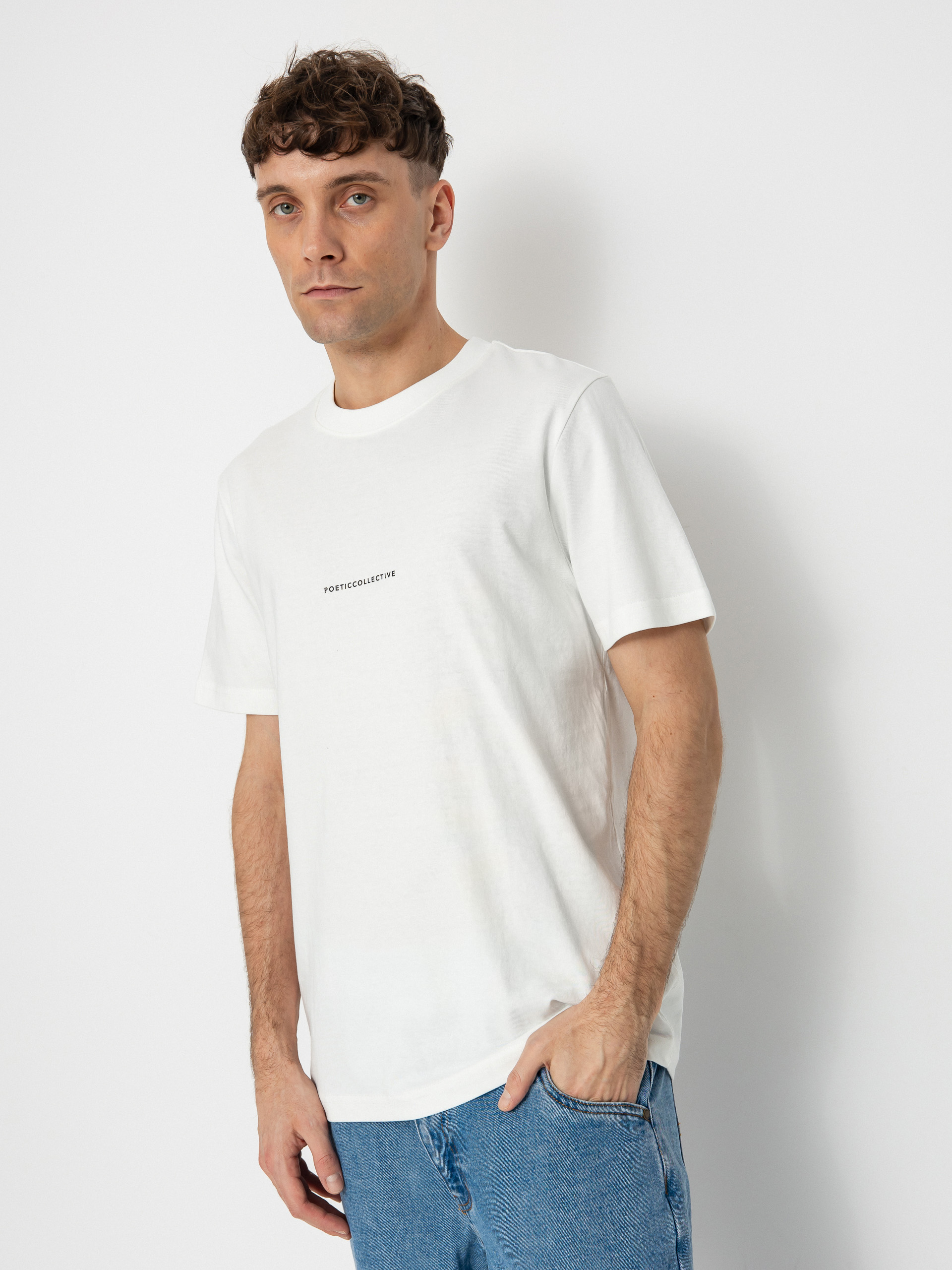 Tričko Poetic Collective Wrong (off white)