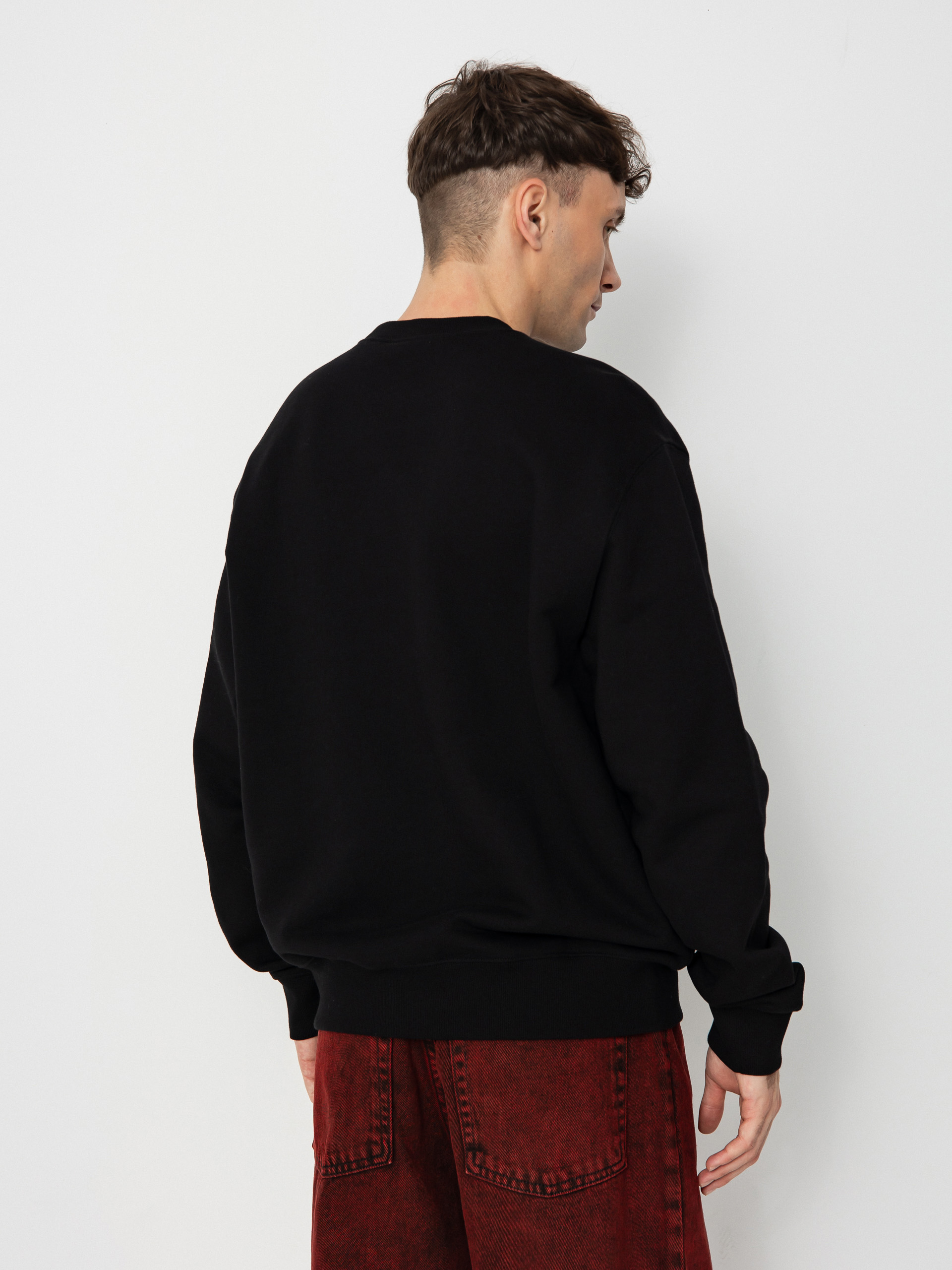 Mikina Carhartt WIP Rivet Script (black)