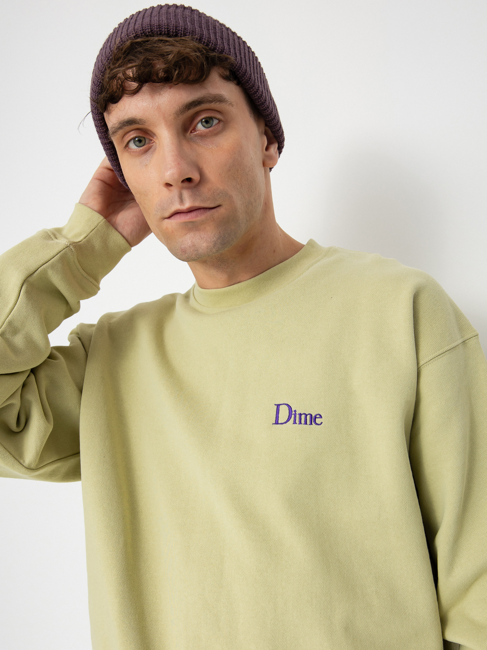 Mikina Dime Classic Small Logo (light moss)