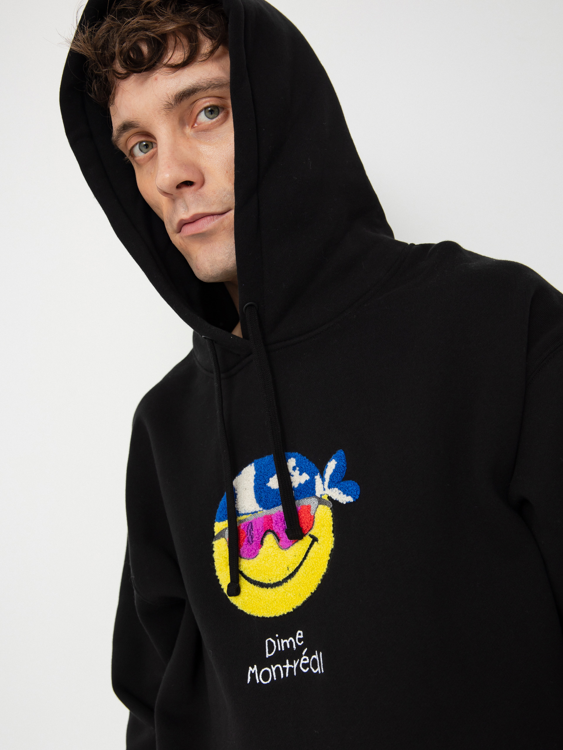 Mikina s kapucňou Dime Rawdon HD (black)