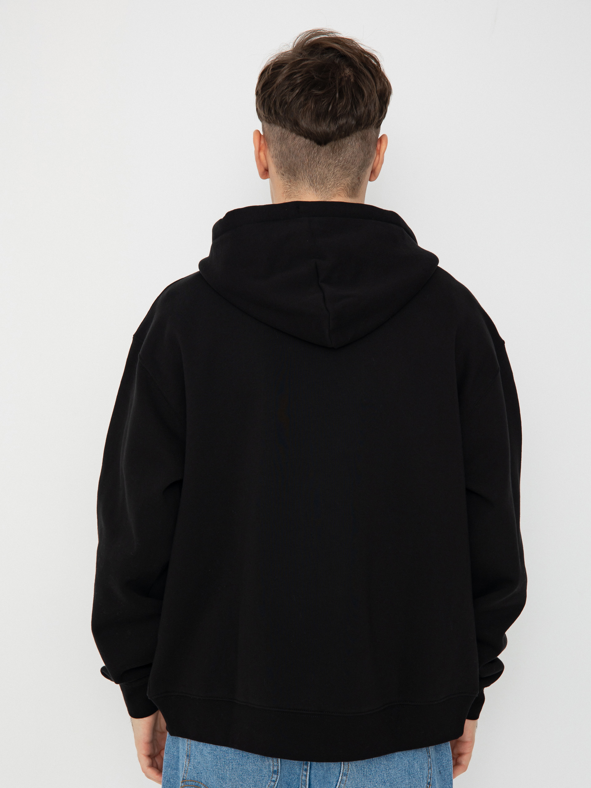 Mikina s kapucňou Dime Cursive Small Logo ZHD (black)