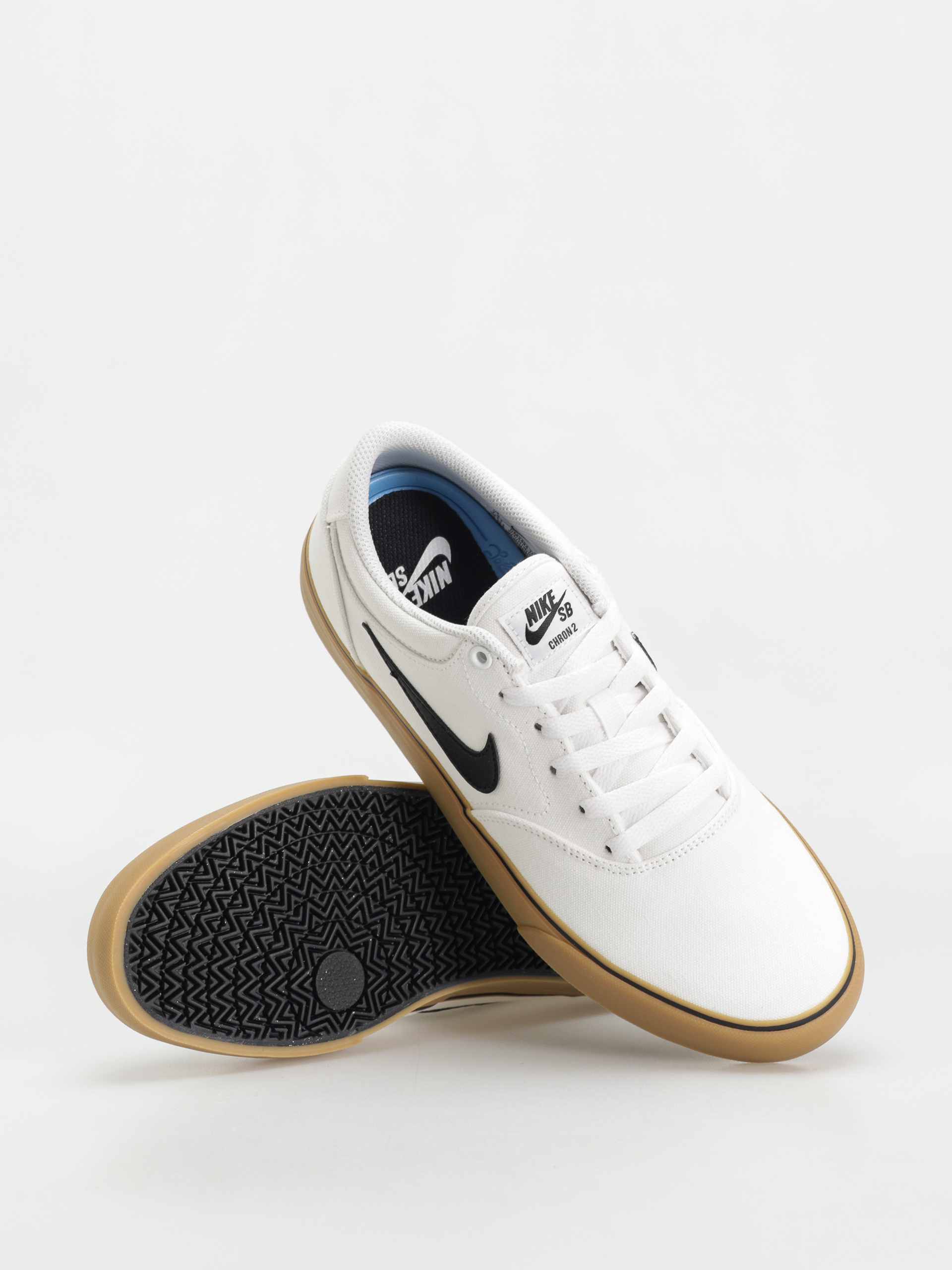 Topánky Nike SB Chron 2 Canvas (white/black white gum light brown)