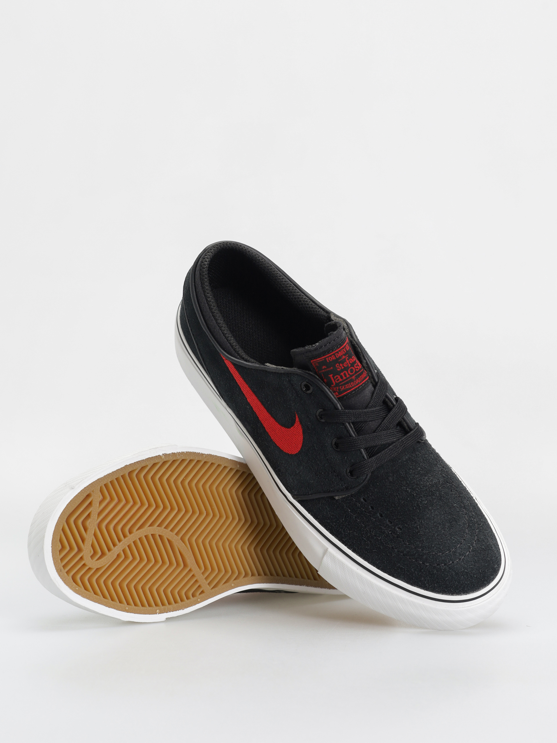 Topánky Nike SB Stefan Janoski JR (black/university red black summit white)