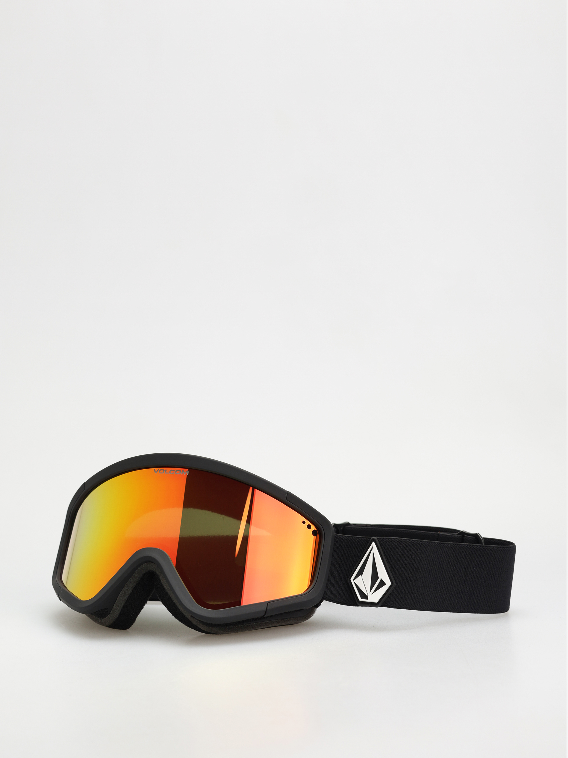 Snowboardové okuliare Volcom Attunga (matte black/red chrome+bl yellow)