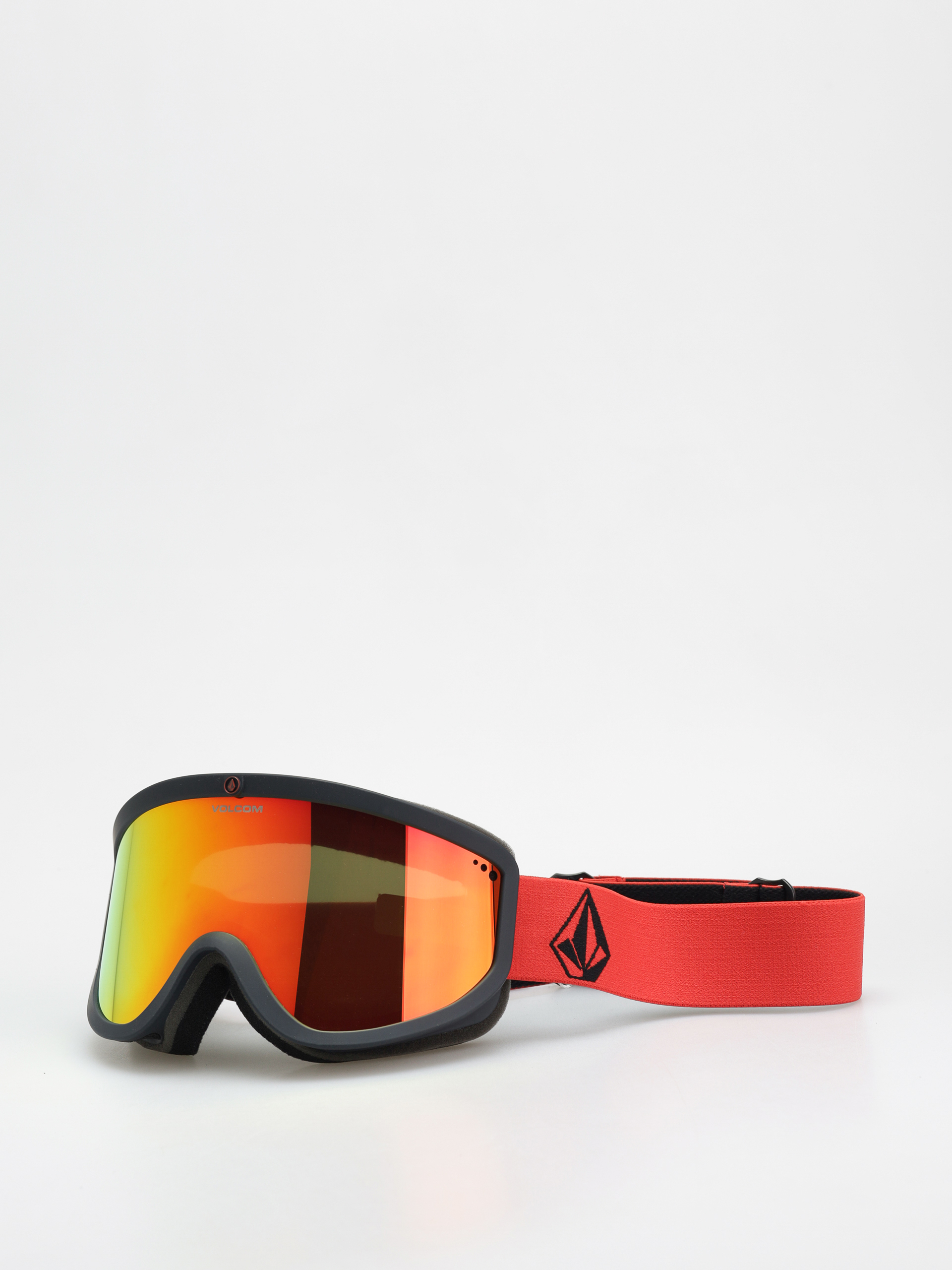 Snowboardové okuliare Volcom Footprints (cms cbt/red chrome+bl rose)