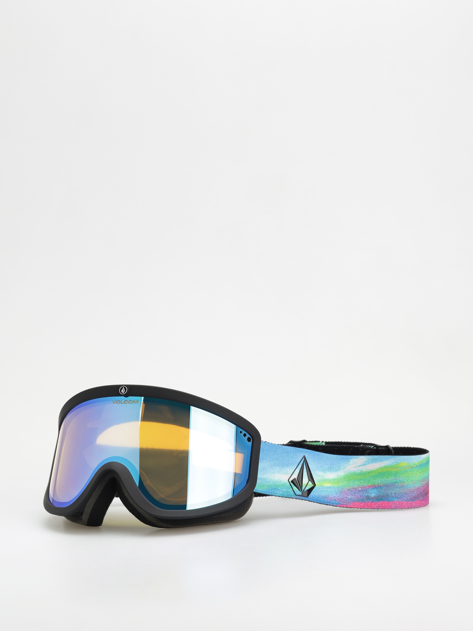 Snowboardové okuliare Volcom Footprints (mike ravelson/ice chrome+bl dark grey)