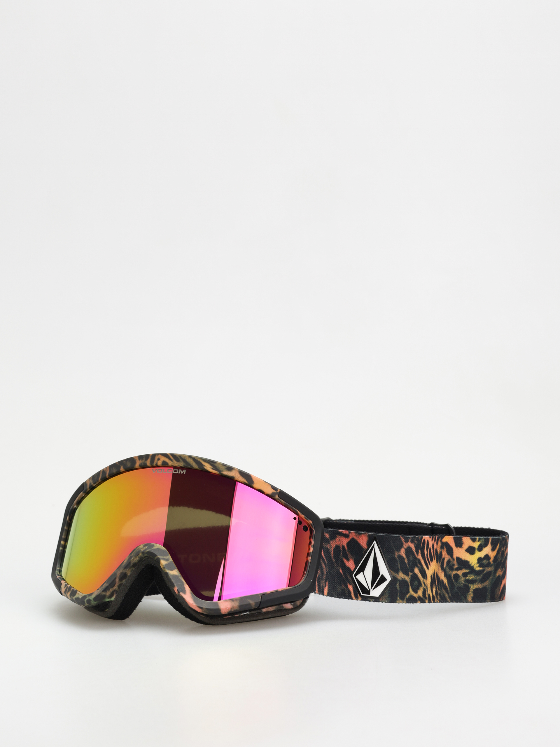 Snowboardové okuliare Volcom Attunga (acid leopard/pink chrome+bl rose)