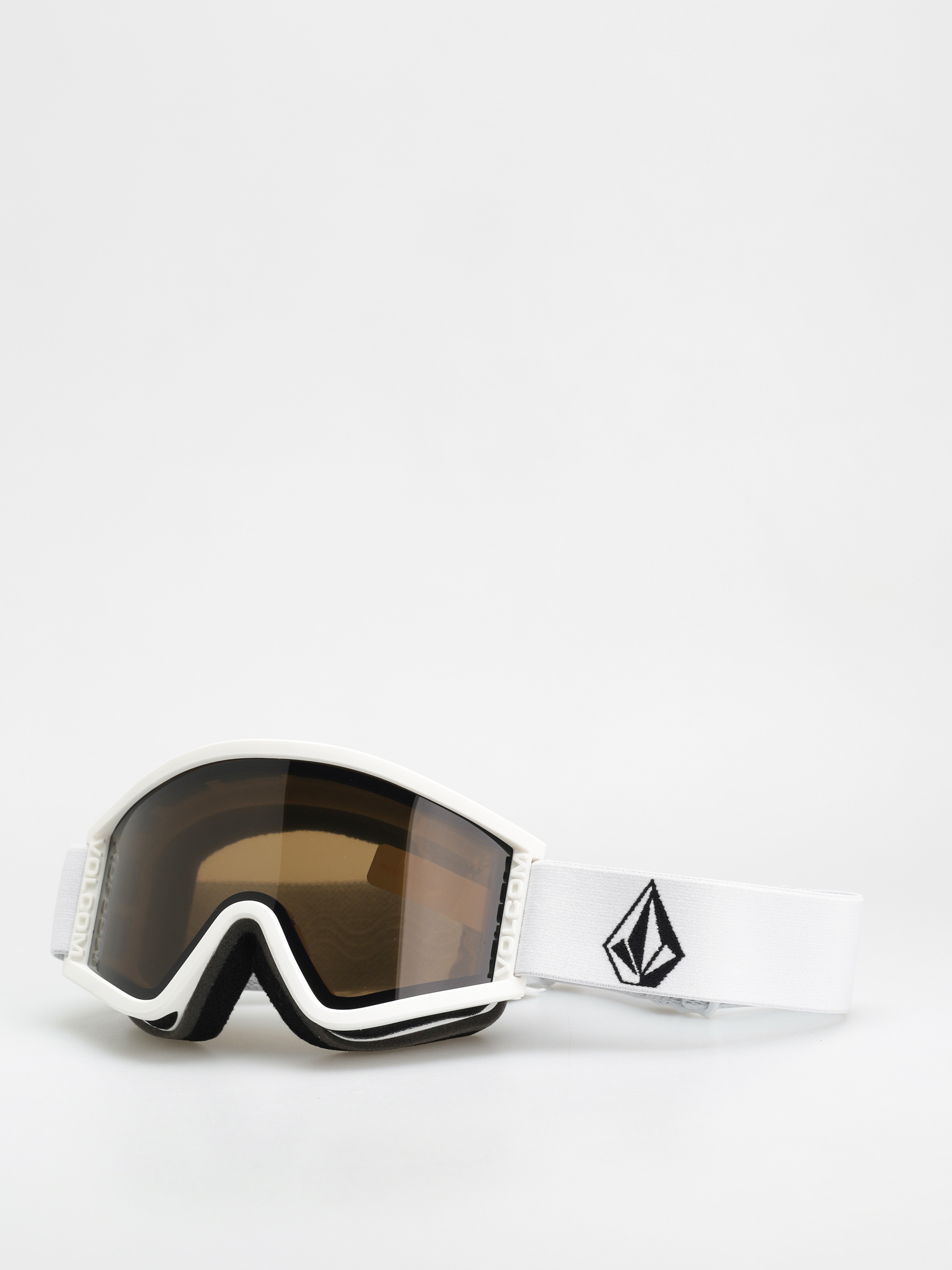 Snowboardové okuliare Volcom Hijinx (matte white/light bronze)