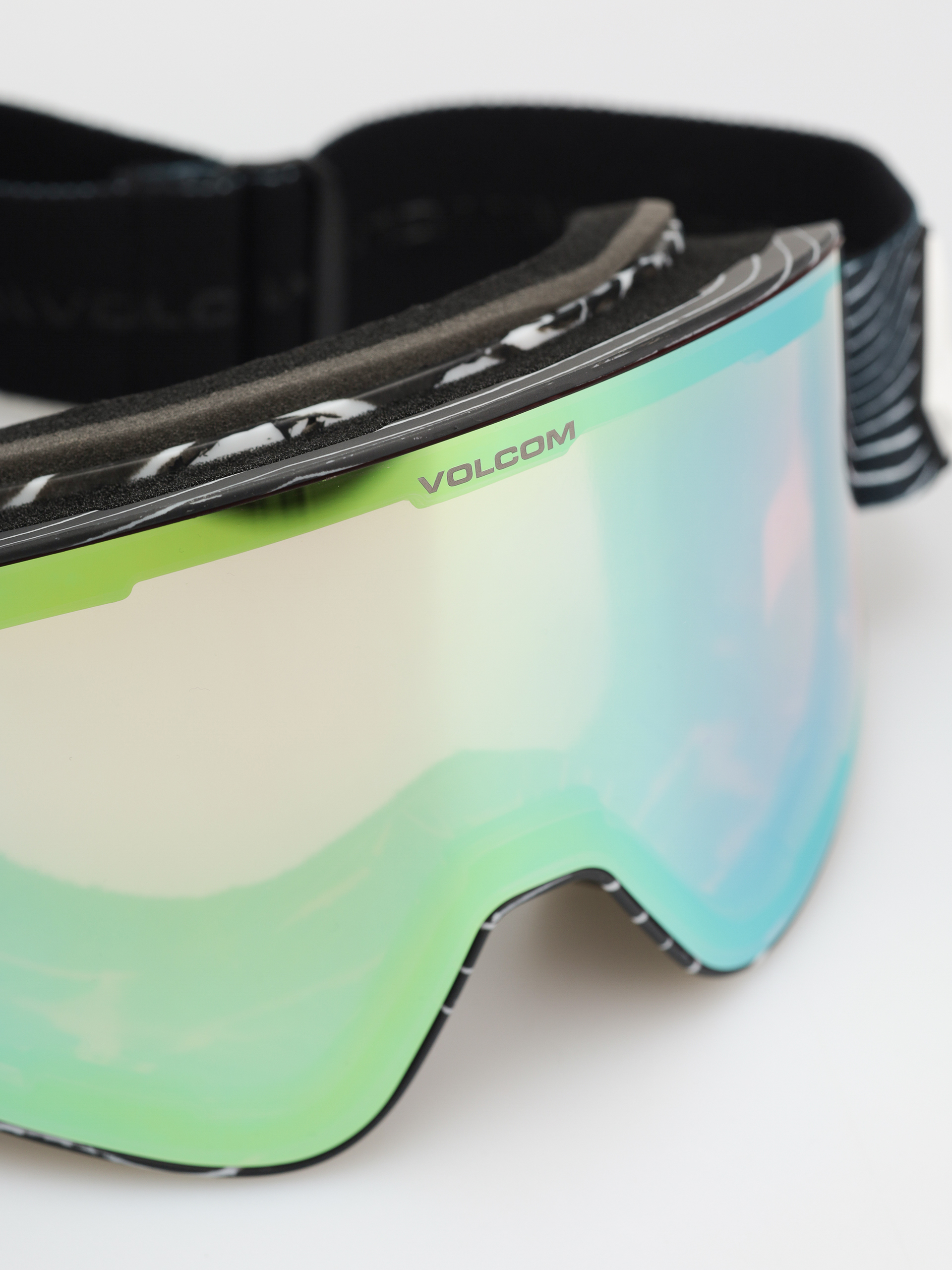 Snowboardové okuliare Volcom Odyssey (op art/gold chrome+bl rose)