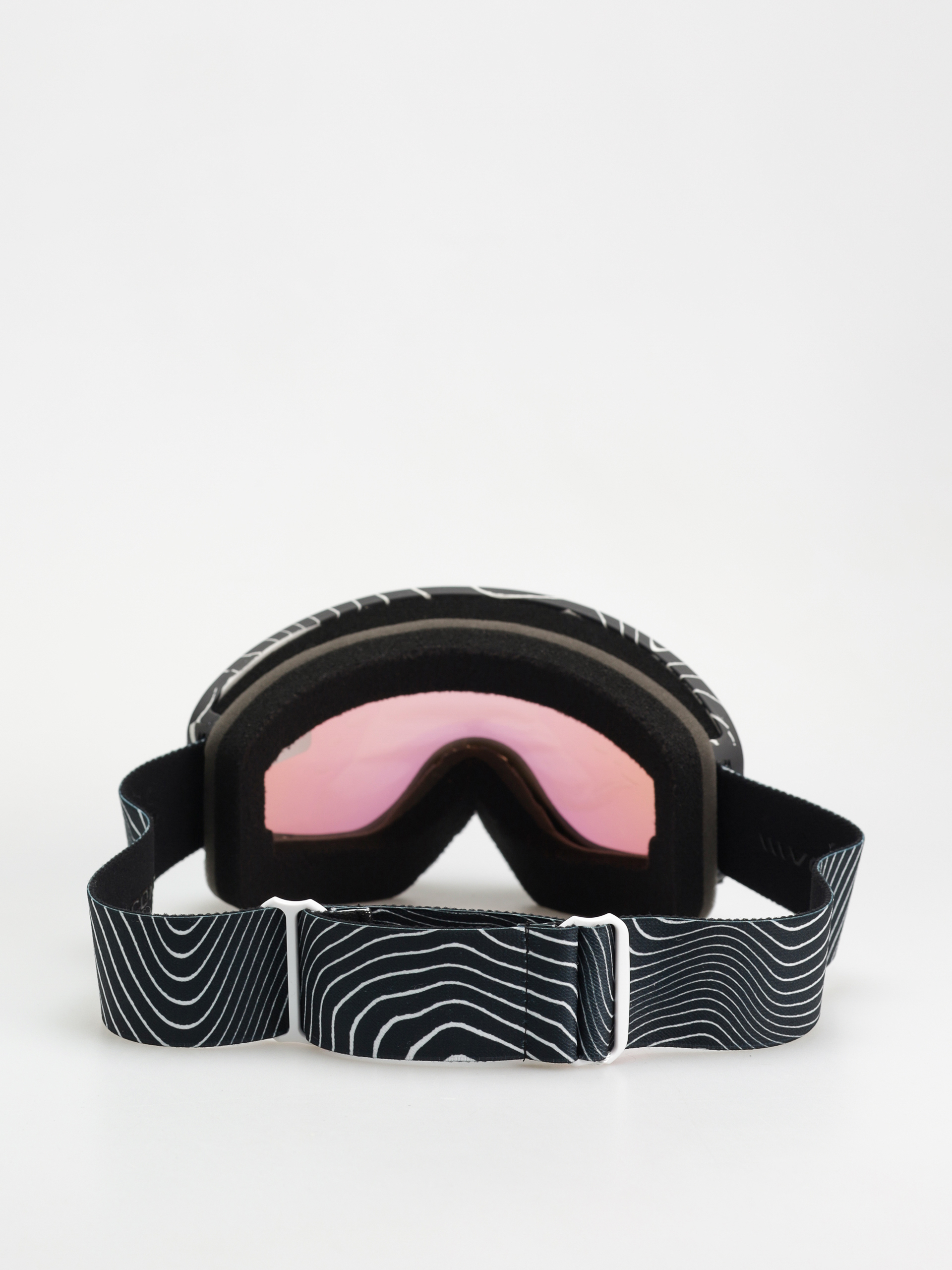 Snowboardové okuliare Volcom Footprints (op art/gold chrome+bl rose)