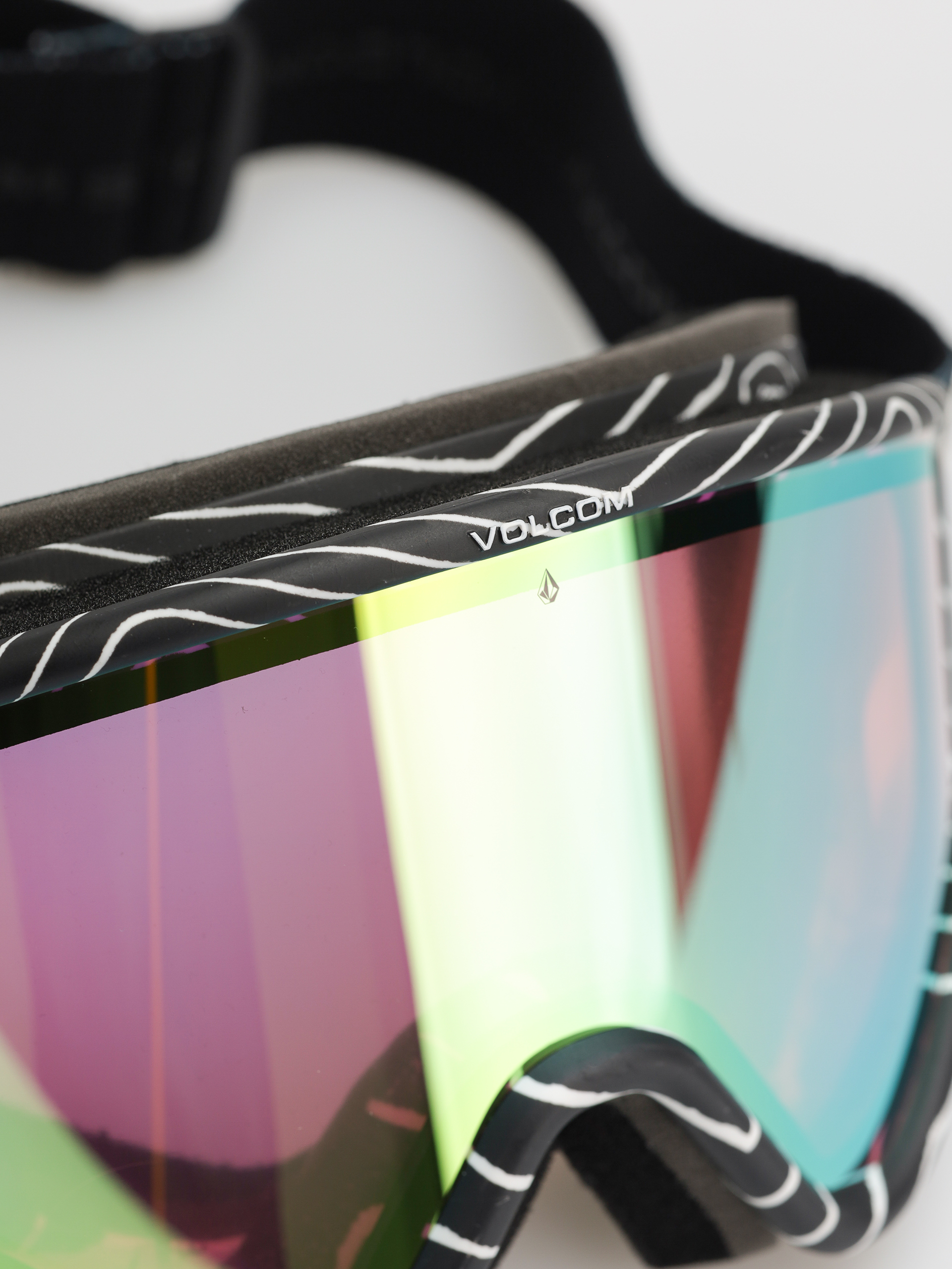 Snowboardové okuliare Volcom Yae (op art/gold chrome+bl rose)