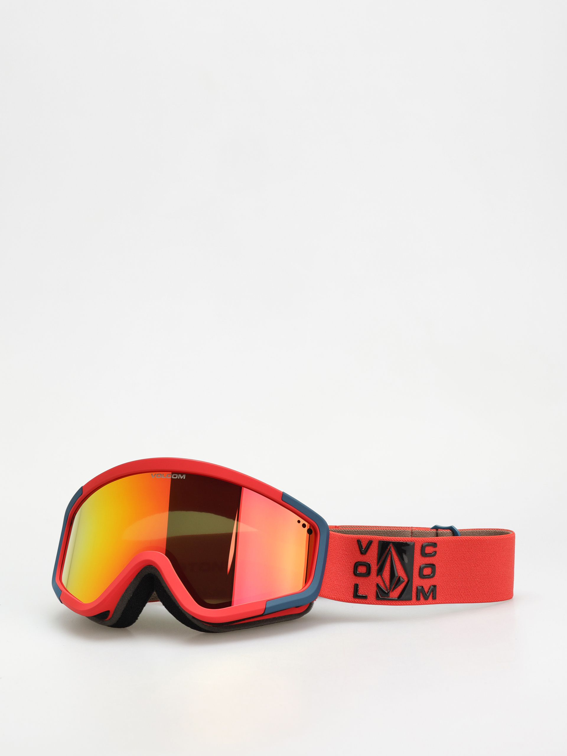 Snowboardové okuliare Volcom Attunga (cms cbt/red chrome+bl rose)