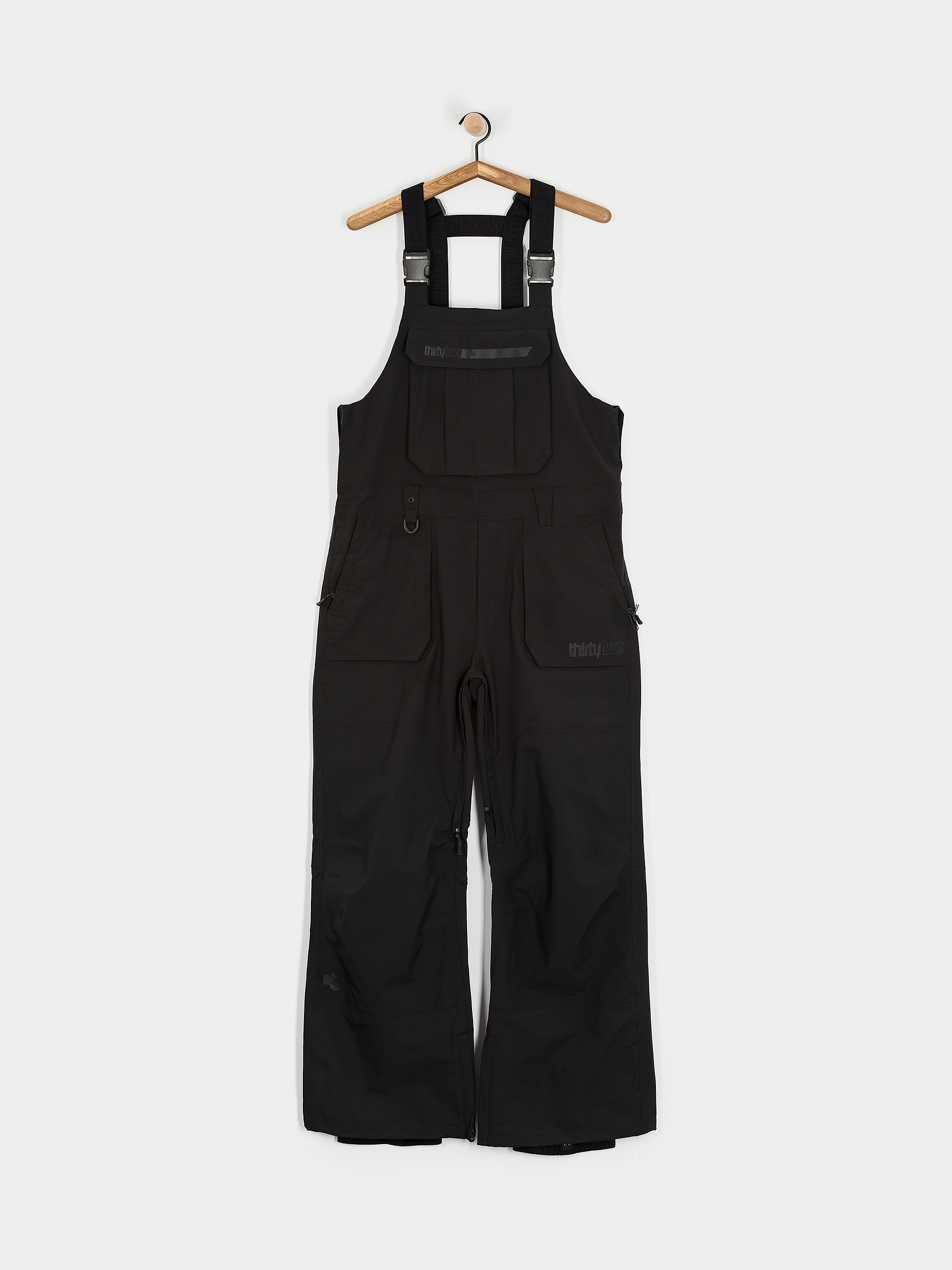 Pánske Snowboardové nohavice ThirtyTwo Basement Bib (black)