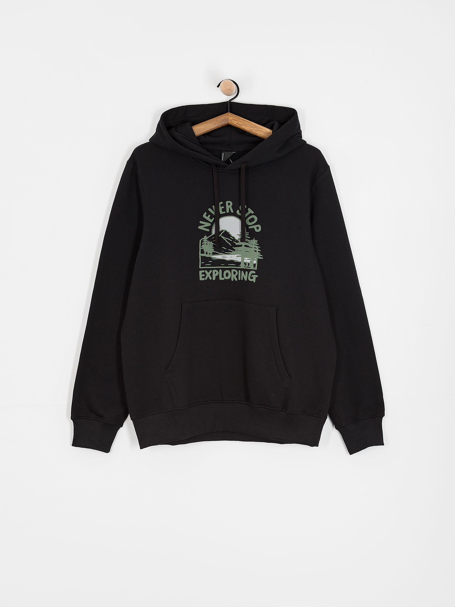 Mikina s kapucňou The North Face Outdoor Graphic HD (tnf black)