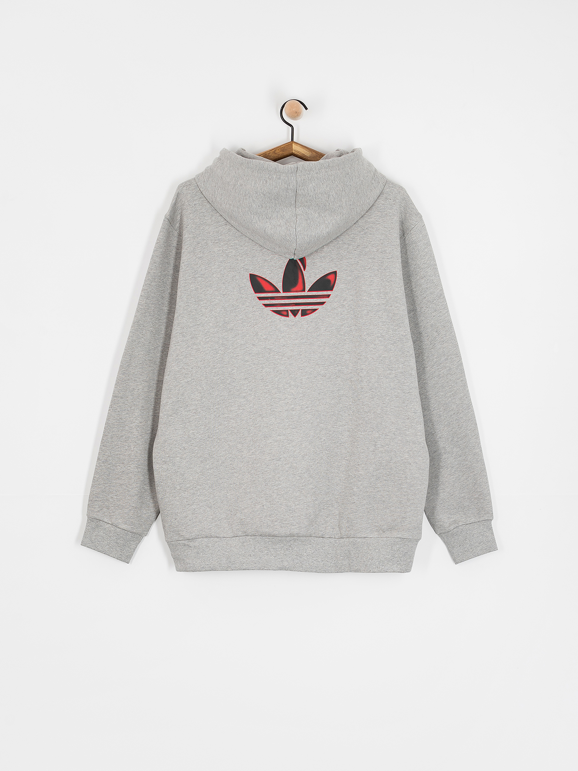Mikina s kapucňou adidas Trf Trch HD (mgreyh/red)