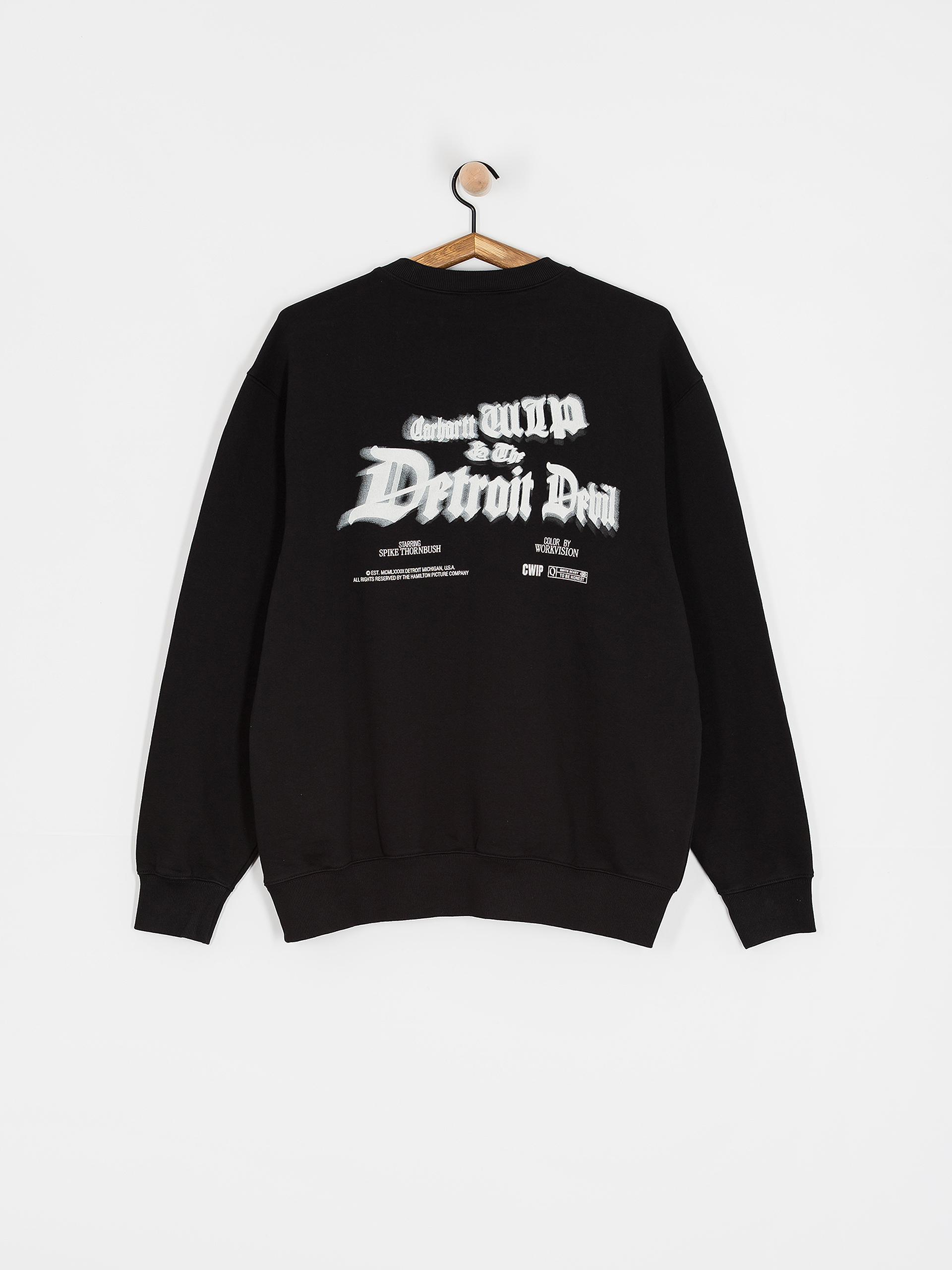 Mikina Carhartt WIP Greatest Flicks (black)