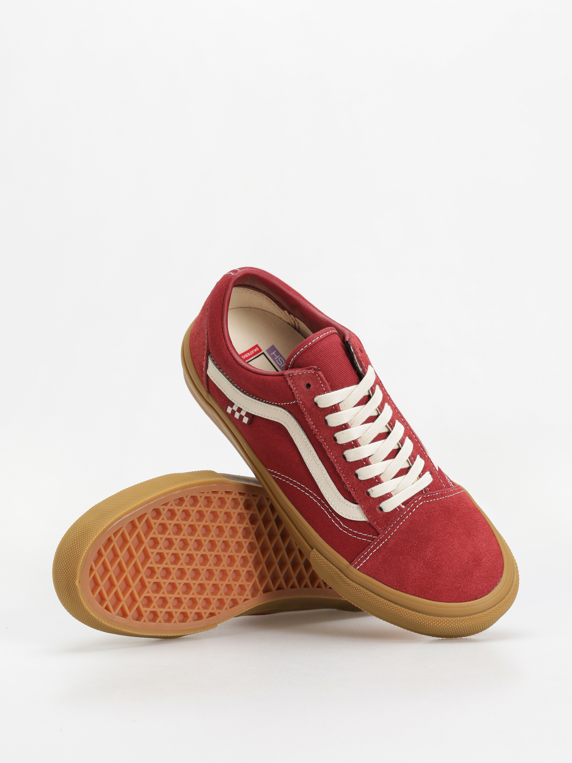 Topánky Vans Skate Old Skool (red/gum)