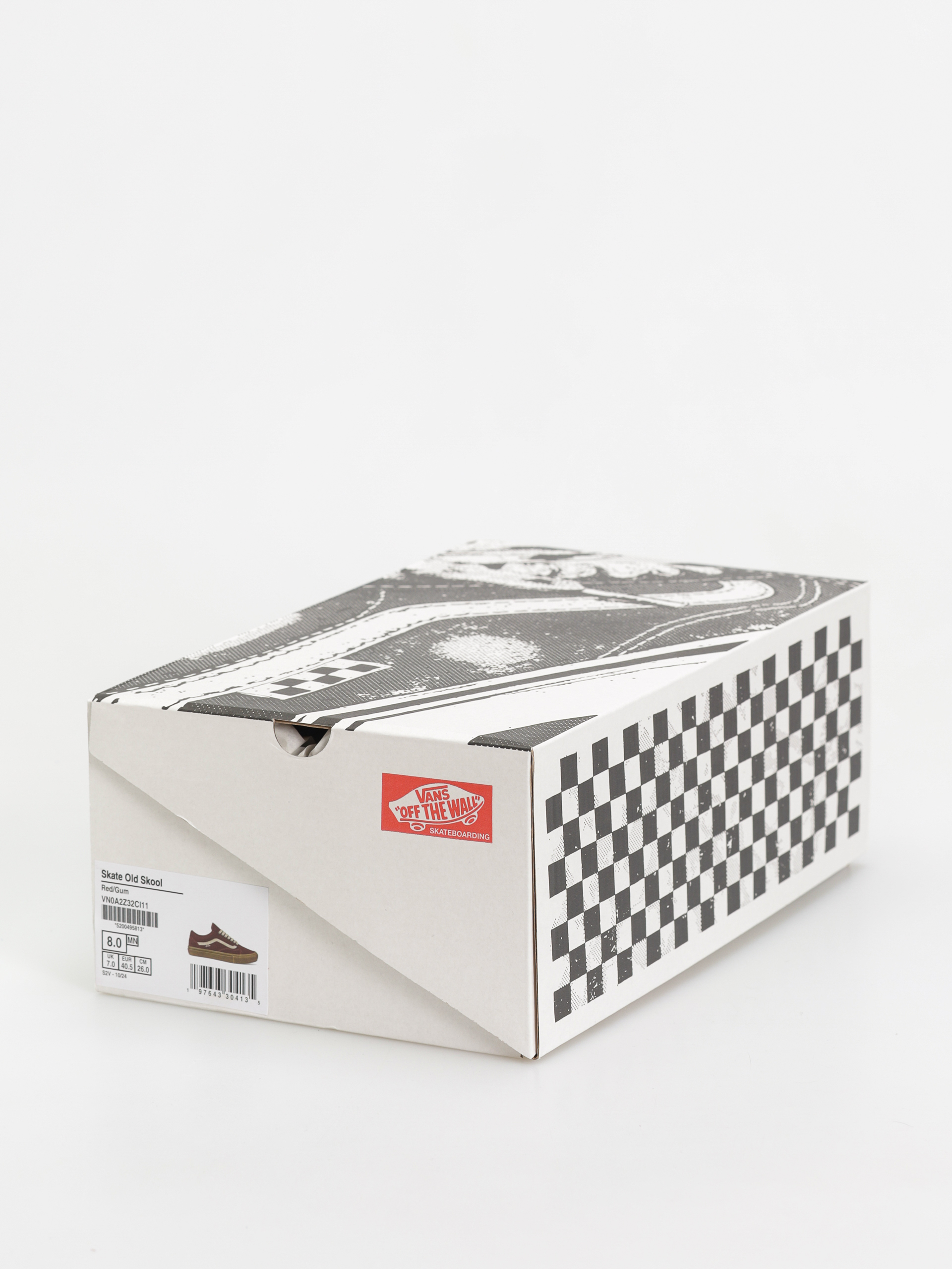 Topánky Vans Skate Old Skool (red/gum)