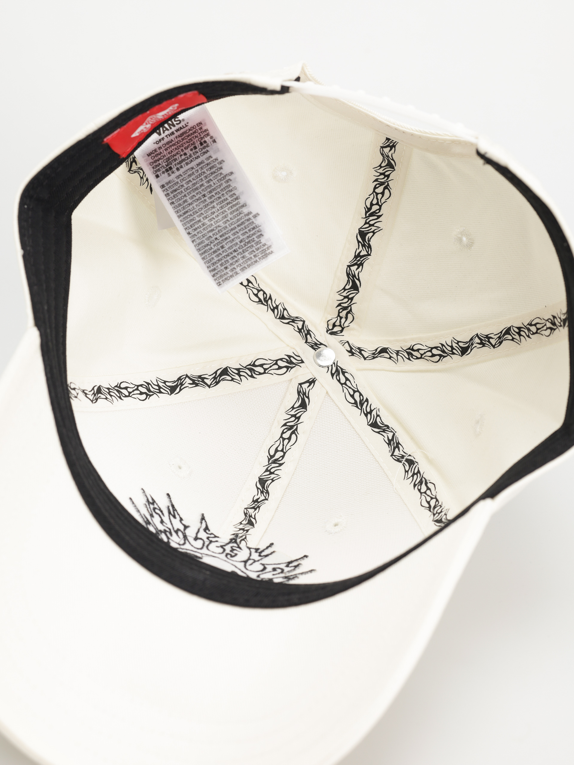 Šiltovka Vans Skate Smile Spike Curve Bill (marshmallow)