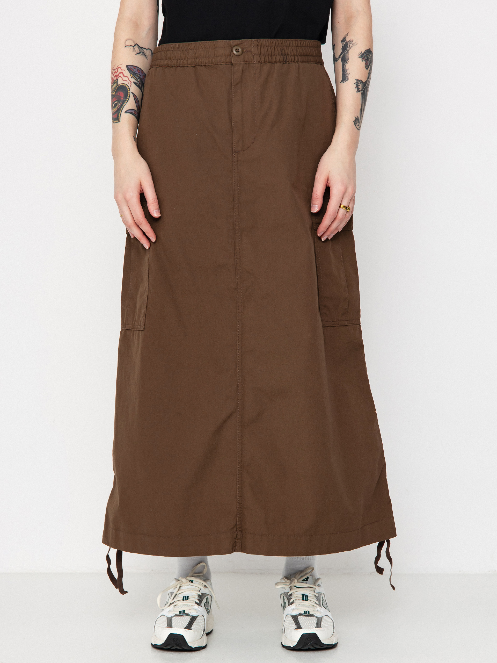 Sukňa Carhartt WIP Cargo Long Wmn (chocolate)