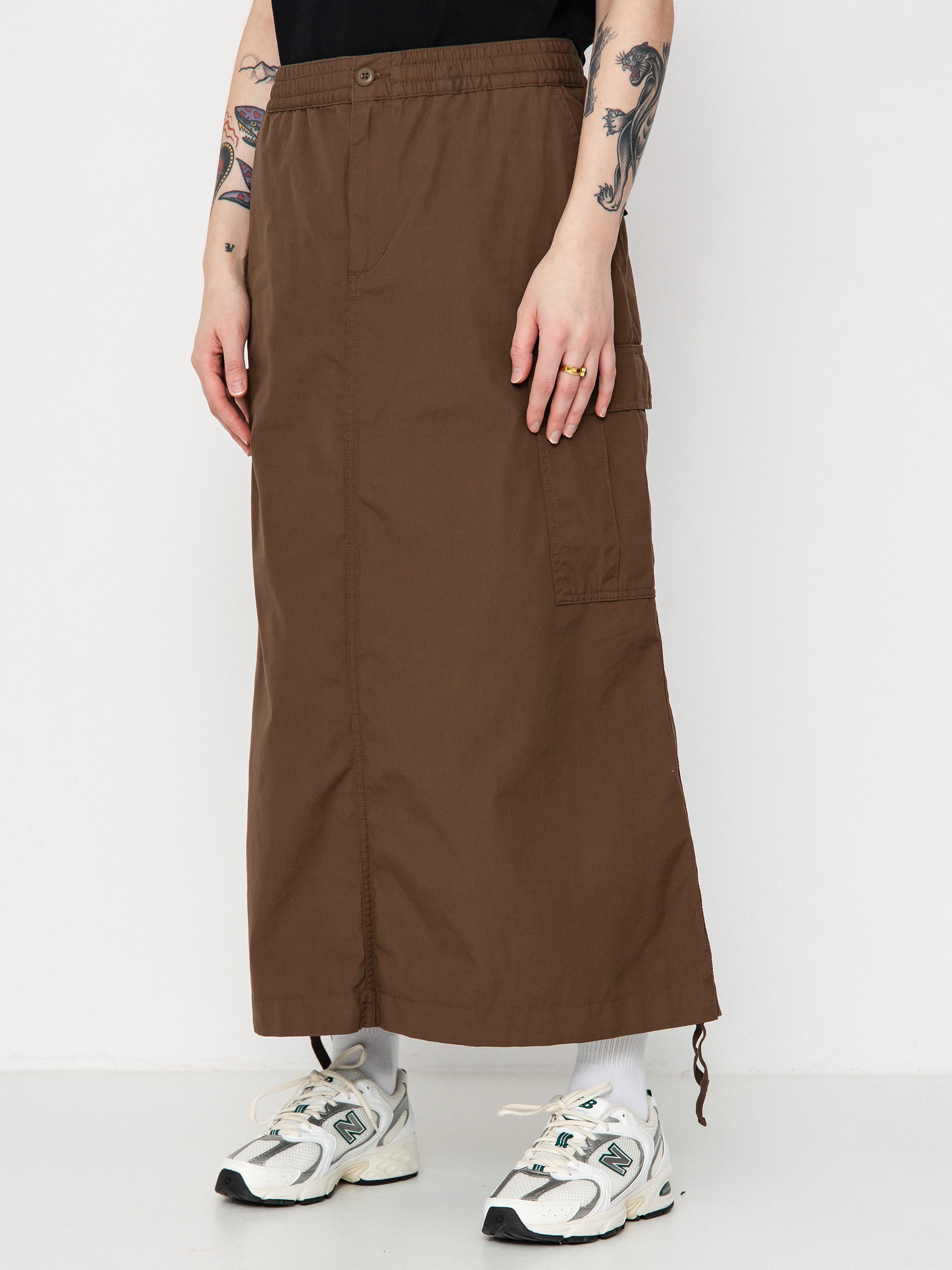 Sukňa Carhartt WIP Cargo Long Wmn (chocolate)