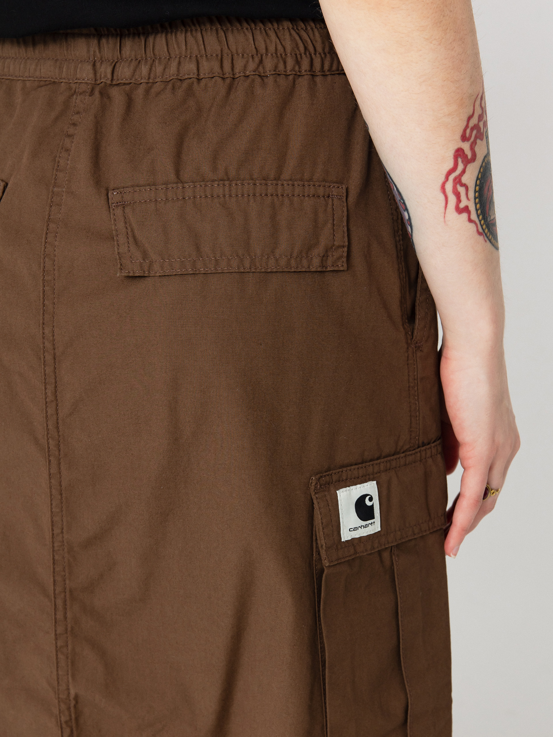 Sukňa Carhartt WIP Cargo Long Wmn (chocolate)