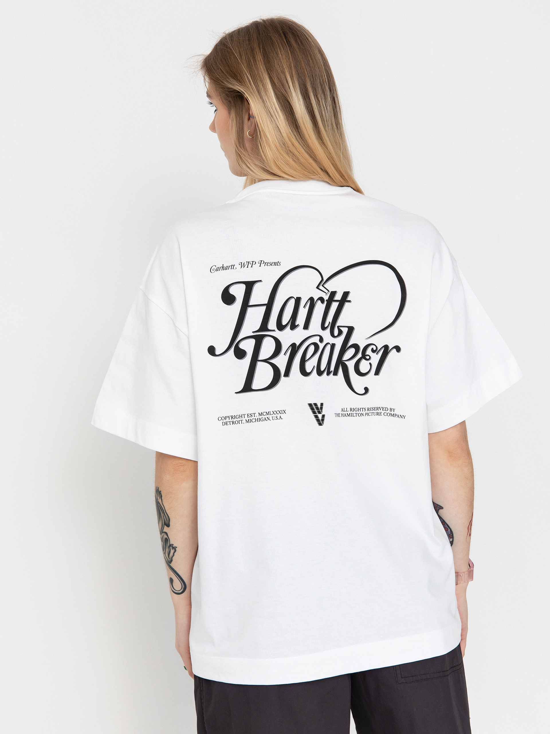 Tričko Carhartt WIP Harttbreaker Wmn (white)