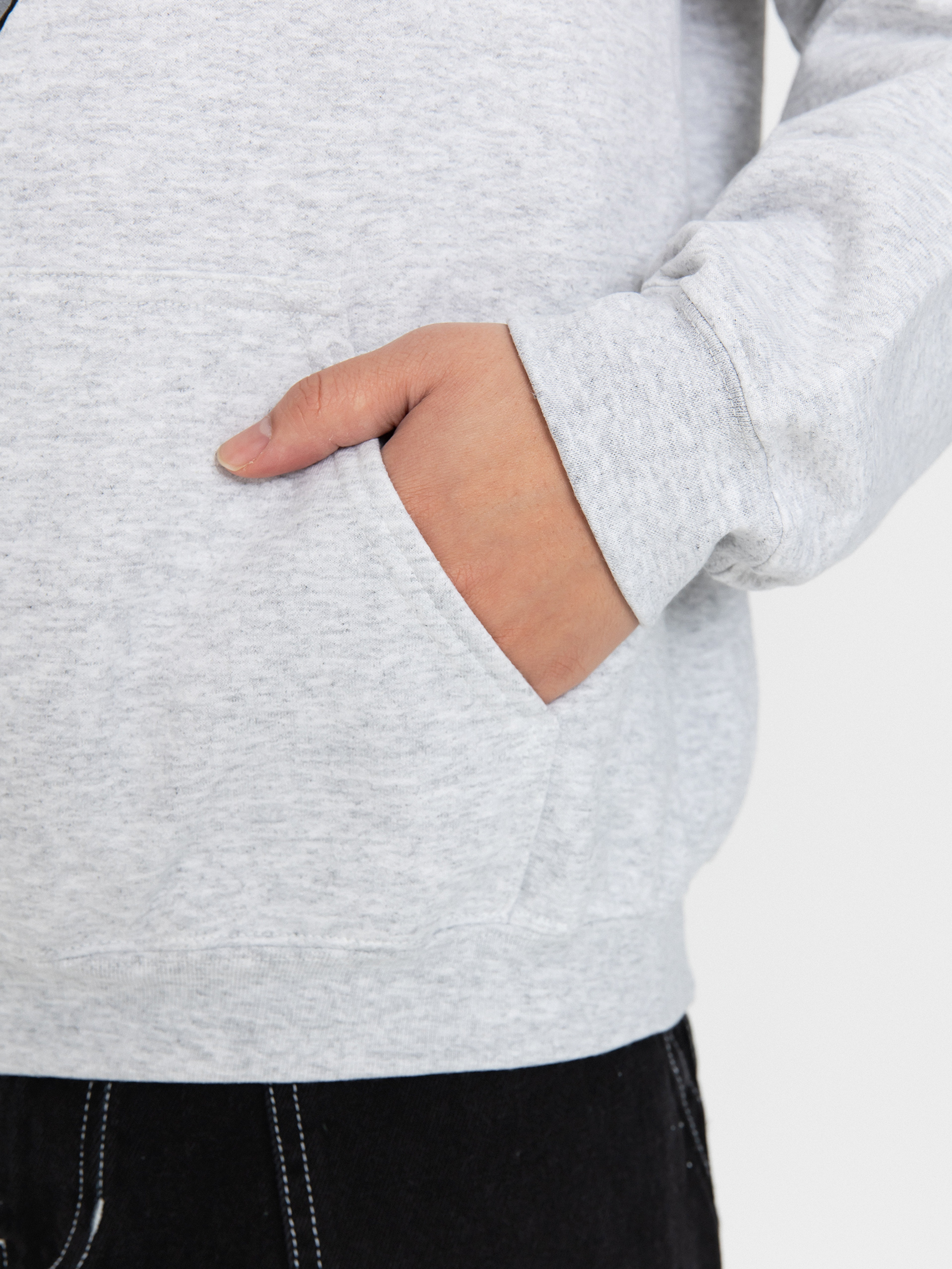 Mikina s kapucňou Thrasher X Toy Machine Monster Gram HD (ash grey)