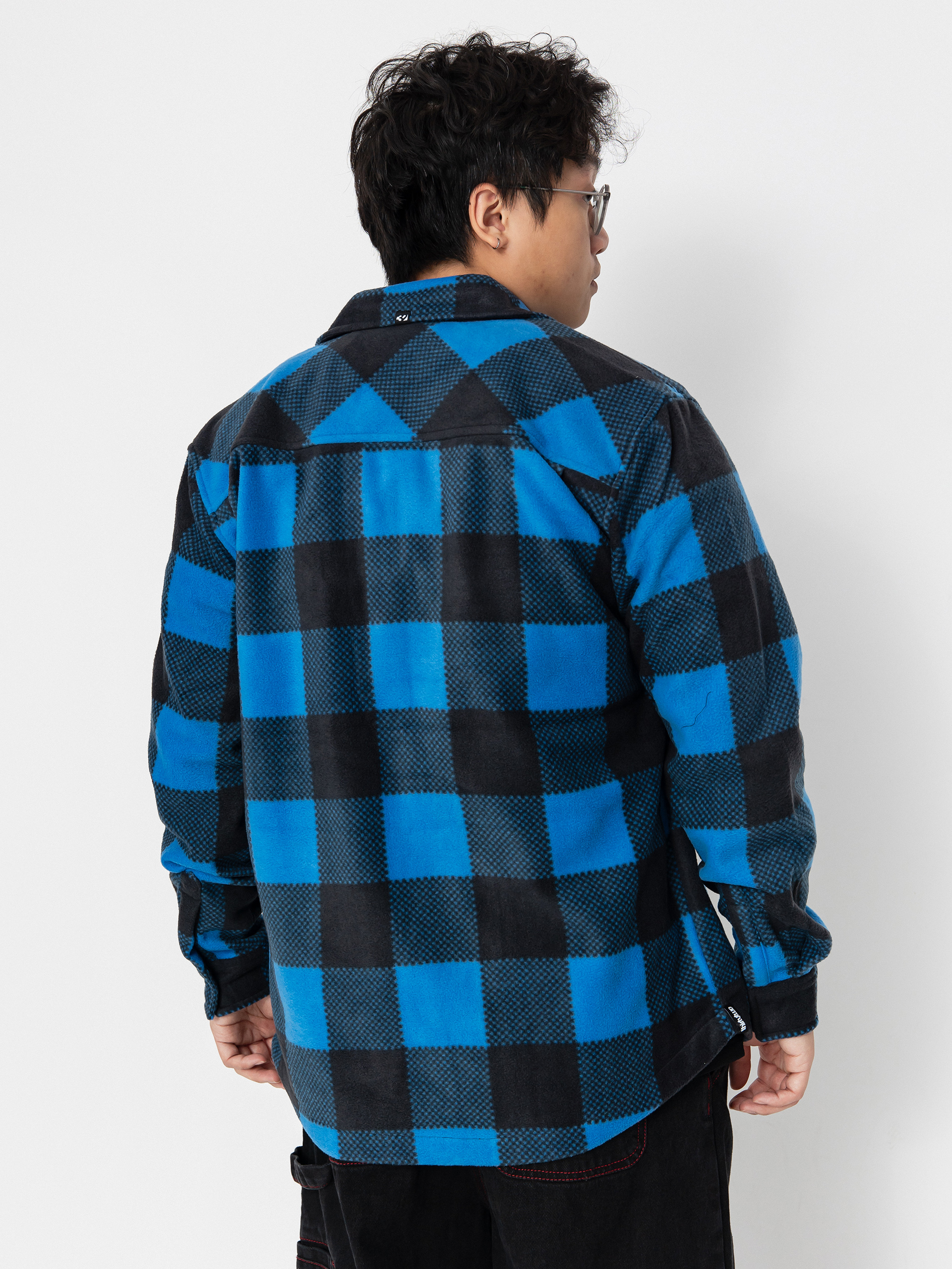 Košeľa ThirtyTwo Rest Stop Shirt (blue/grey)