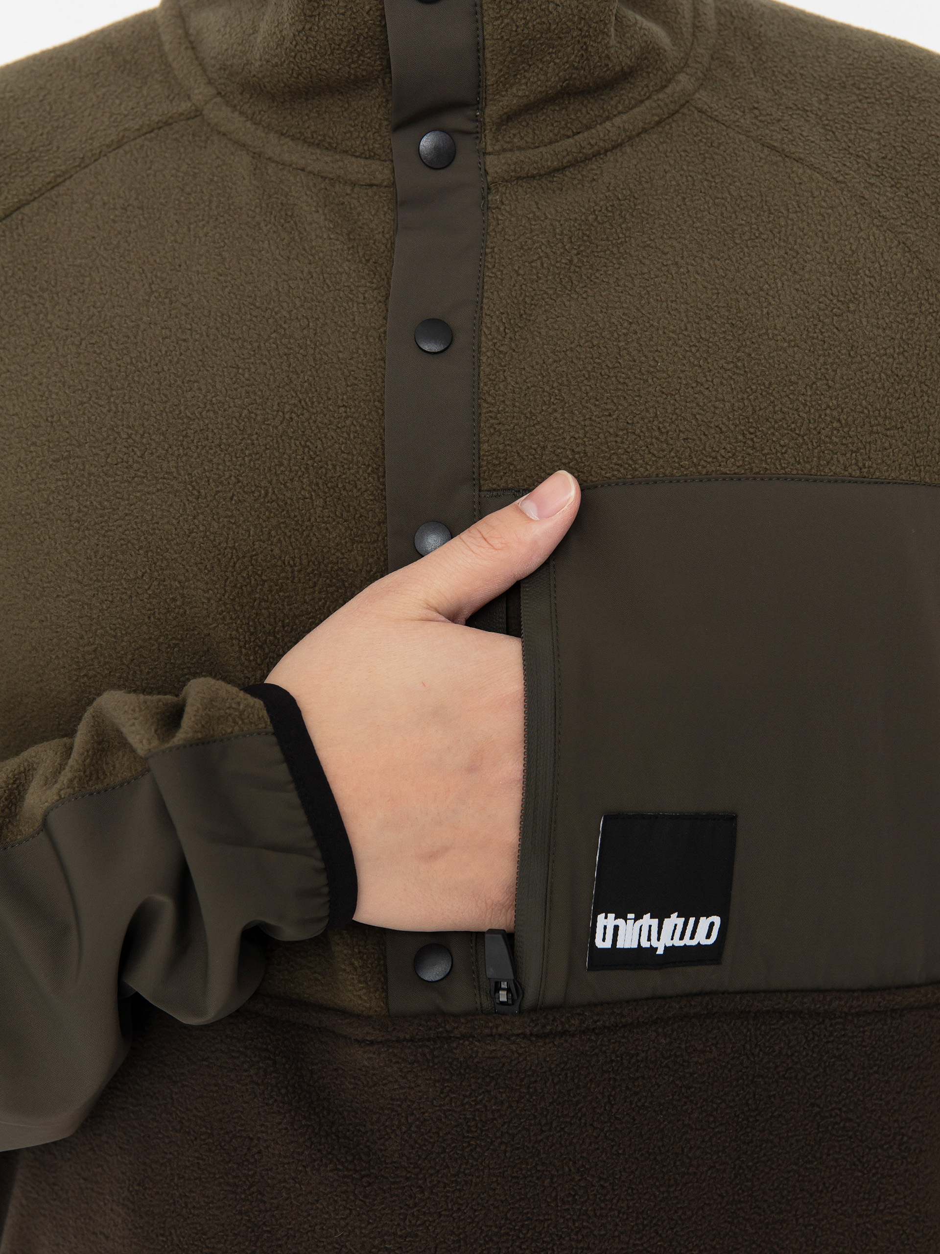 Pánska Termomikina  ThirtyTwo Rest Stop Anorak (military)