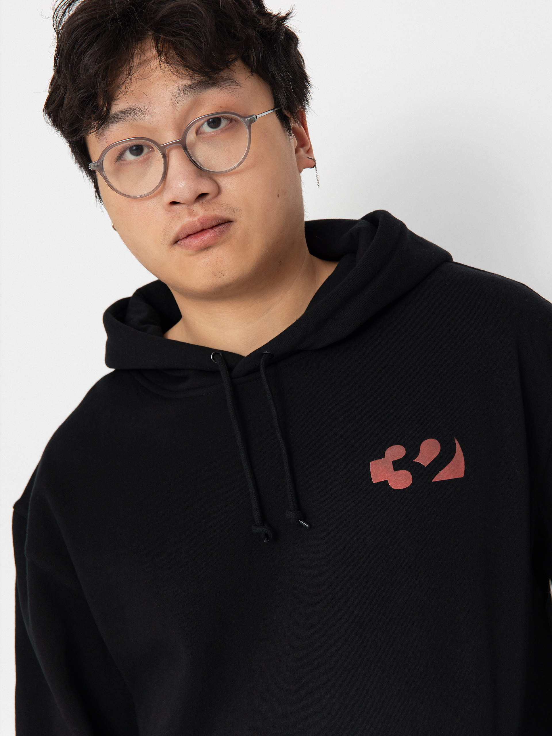 Mikina s kapucňou ThirtyTwo Double HD (black/red)