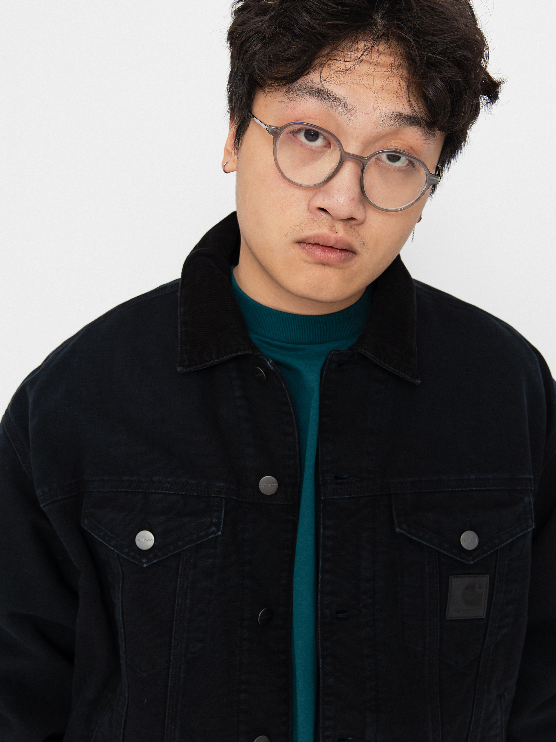 Bunda Carhartt WIP Dayton Trucker (black/black)