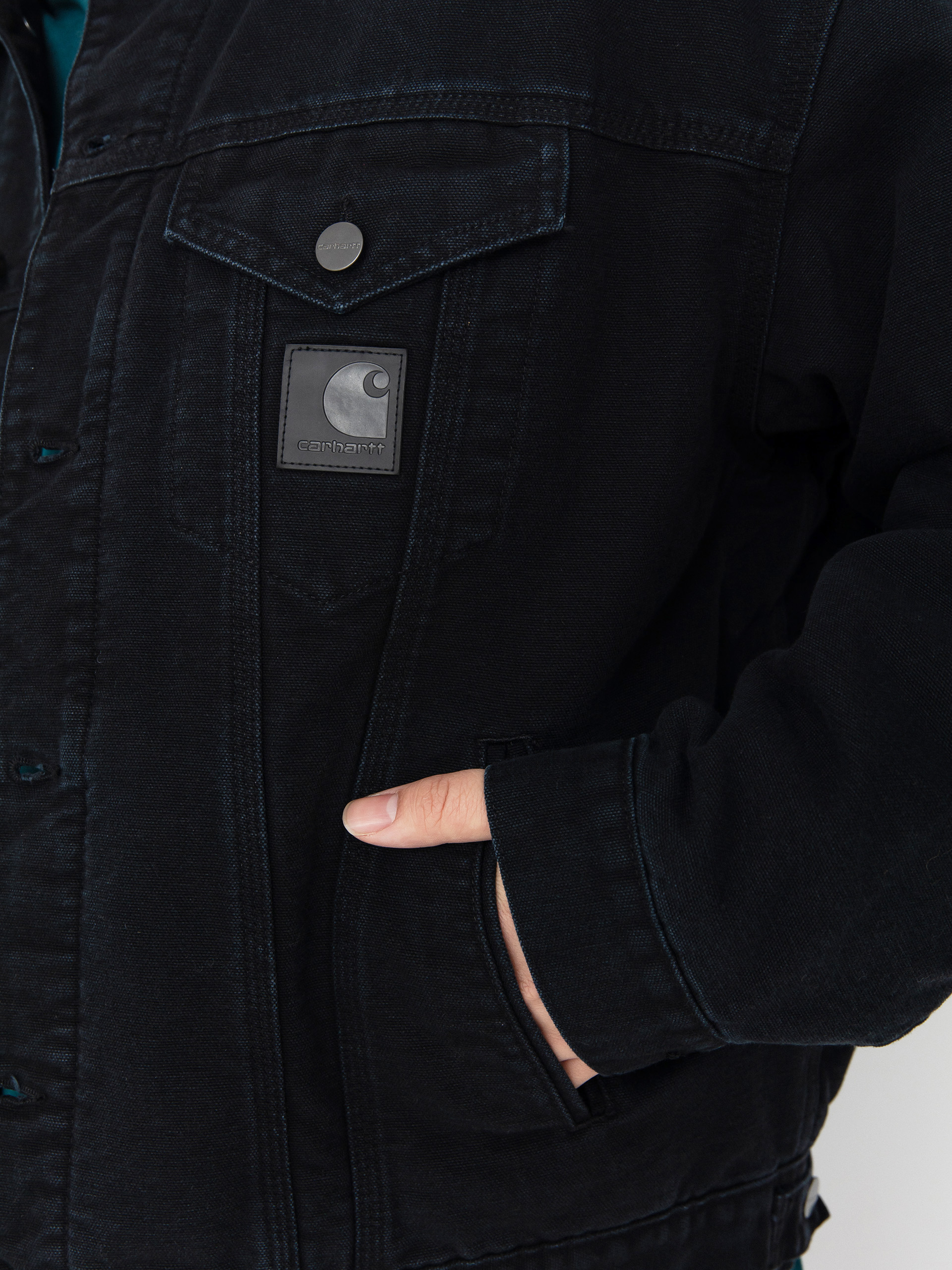 Bunda Carhartt WIP Dayton Trucker (black/black)