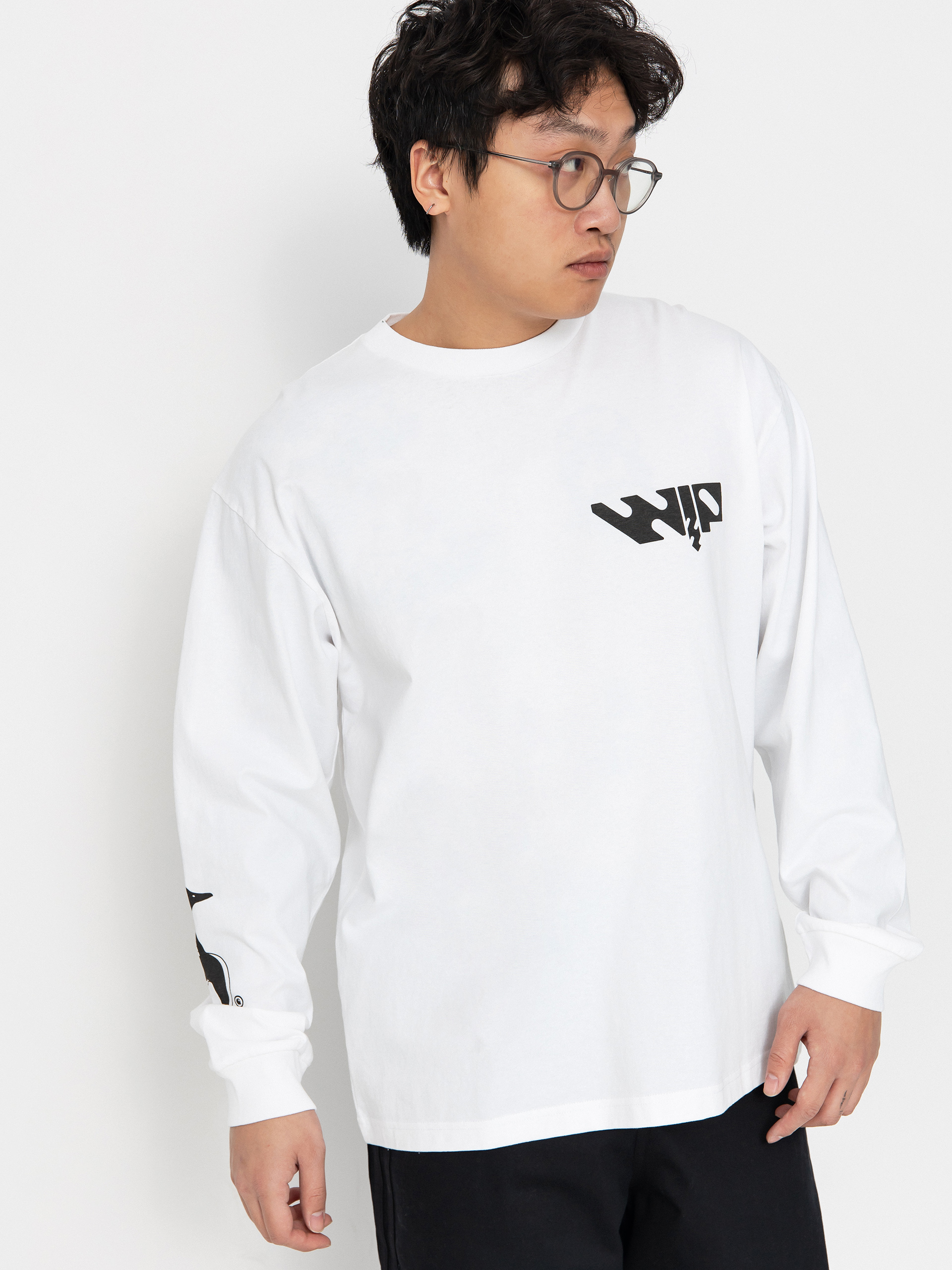 Triko Carhartt WIP Industry (white/black)