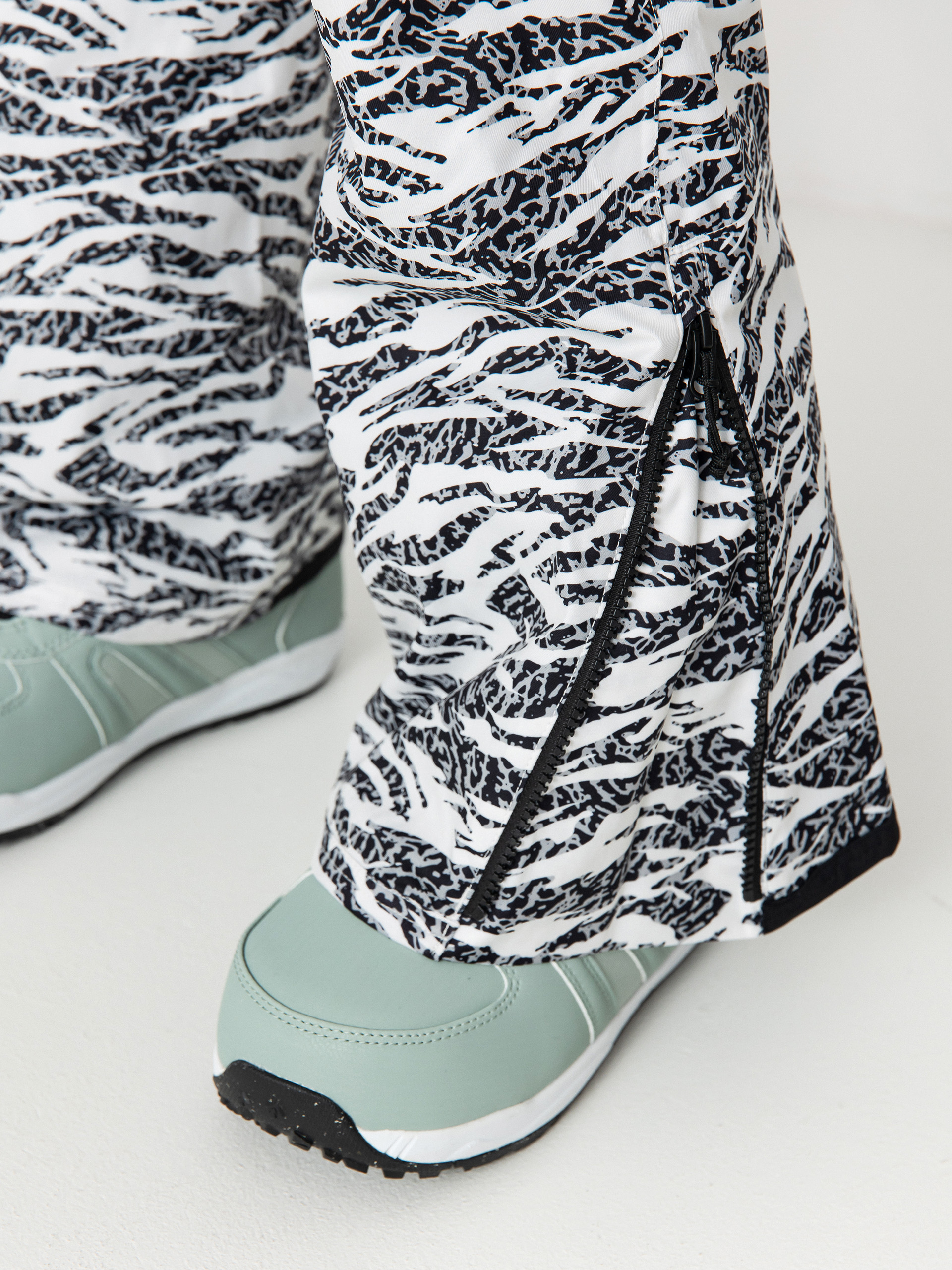 Dámske Snowboardové nohavice Burton Marcy High Rise High Stretch (zebra camo)