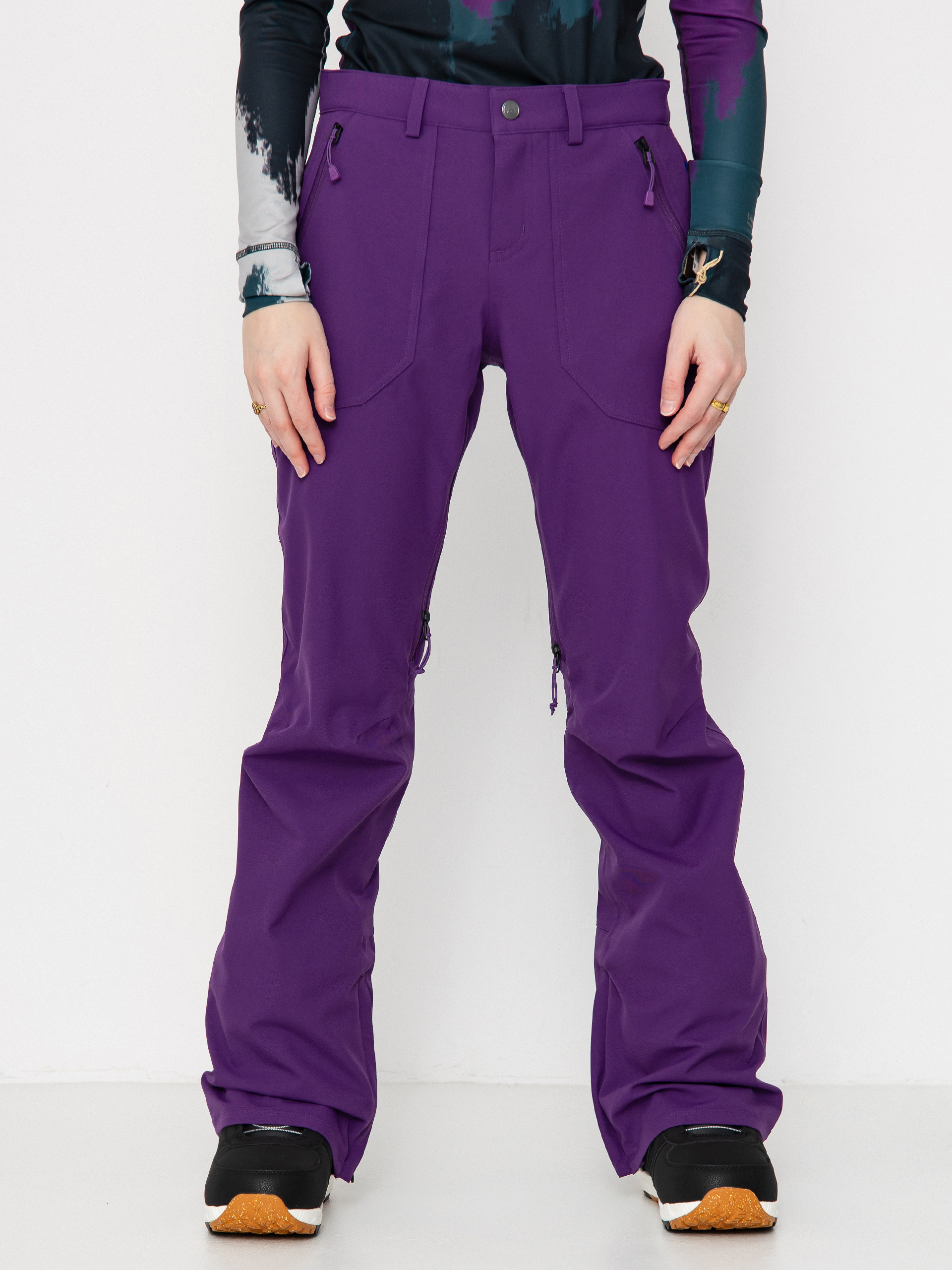 Snowboardovu00e9 nohavice Burton Vida Stretch Wmn (imperial purple)
