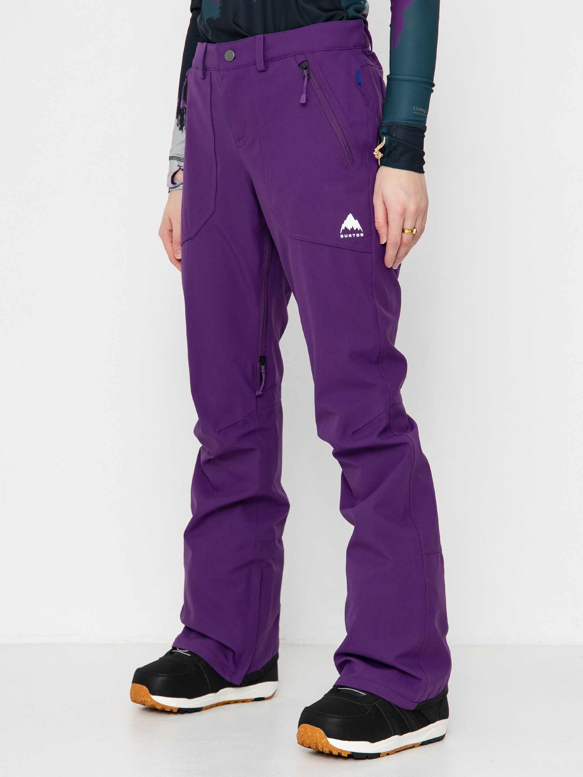 Dámske Snowboardové nohavice Burton Vida Stretch (imperial purple)