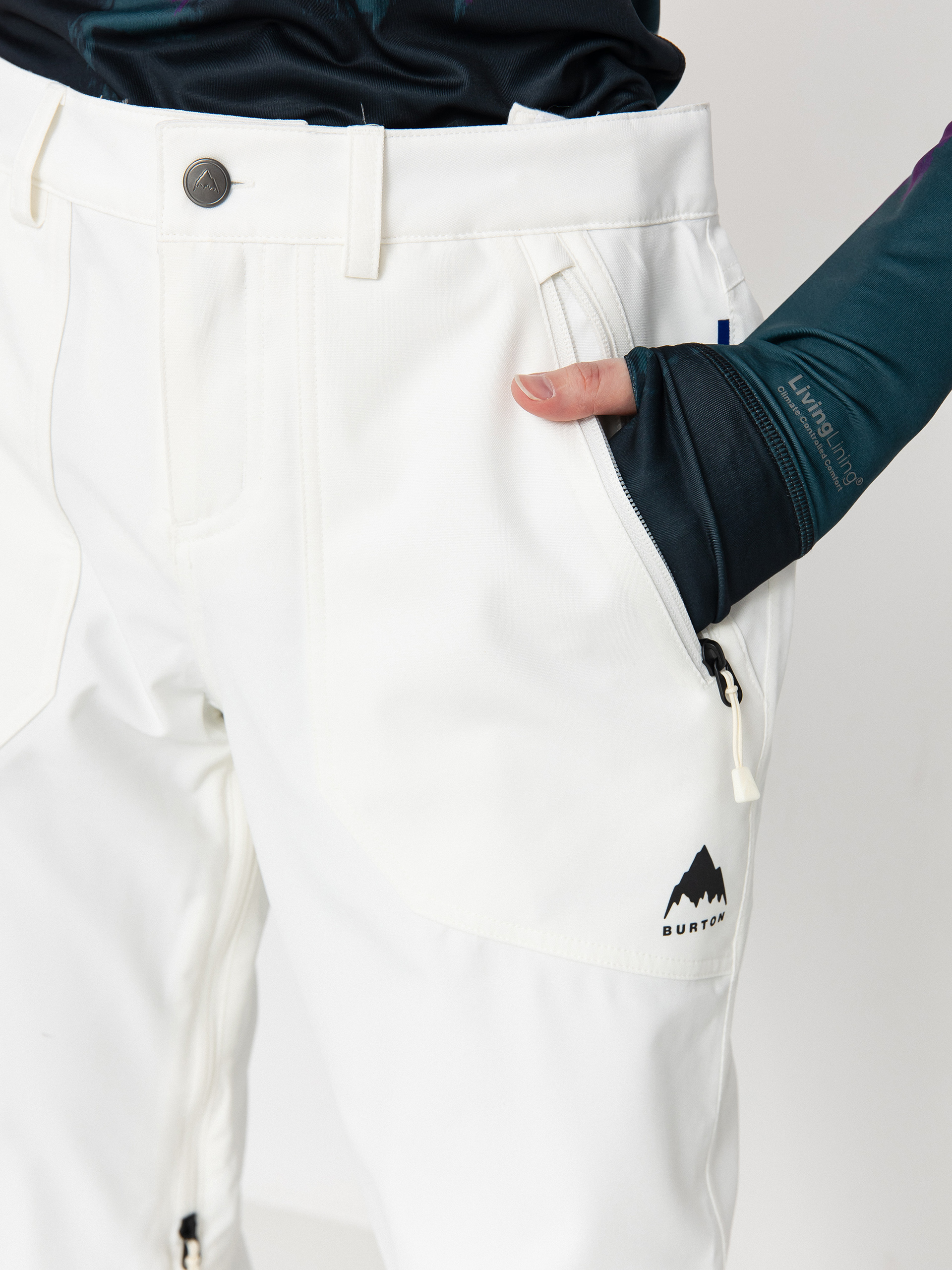 Dámske Snowboardové nohavice Burton Vida Stretch (stout white)