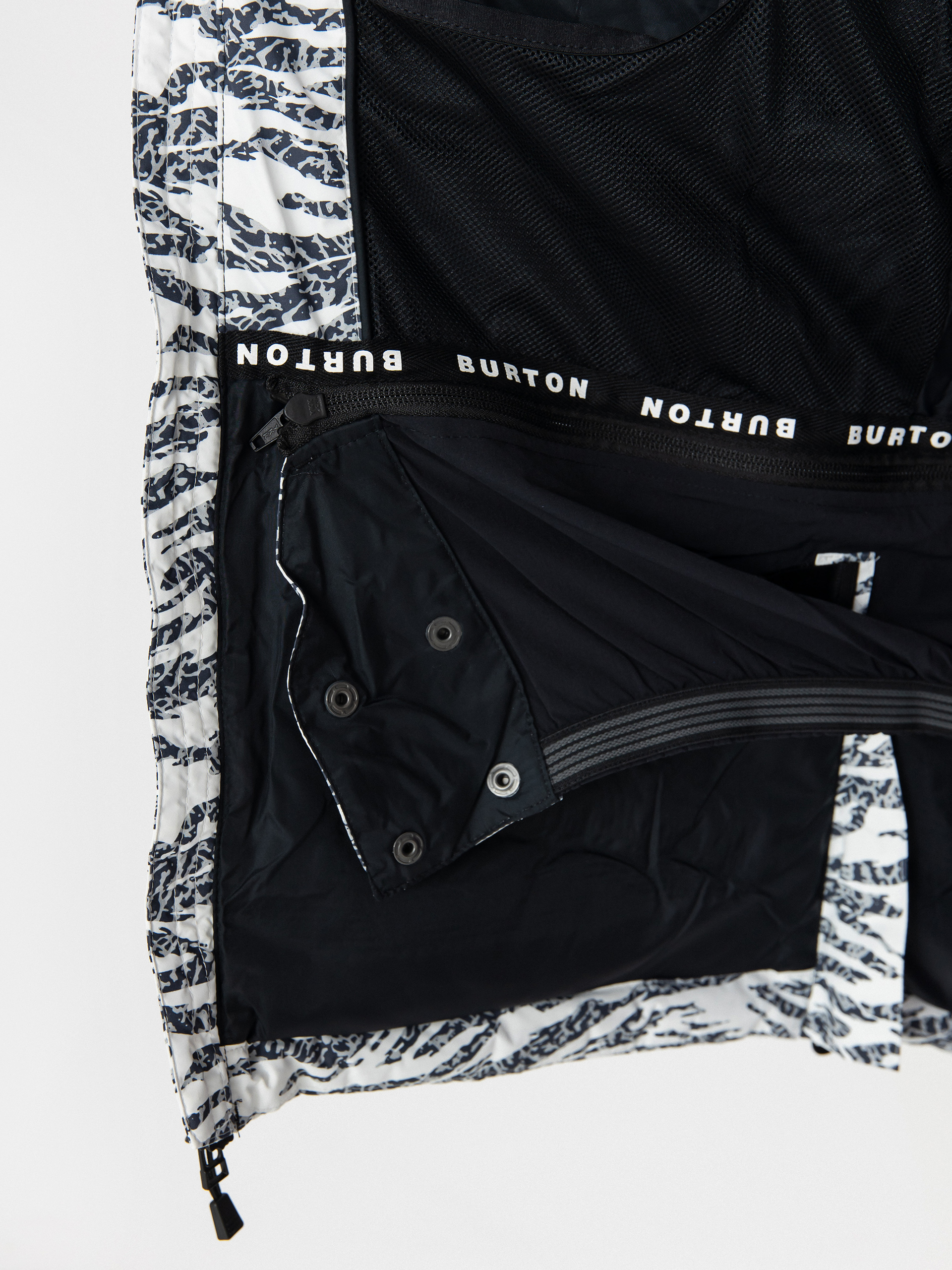 Dámska Snowboardová bunda Burton Loyil Down (zebra camo)