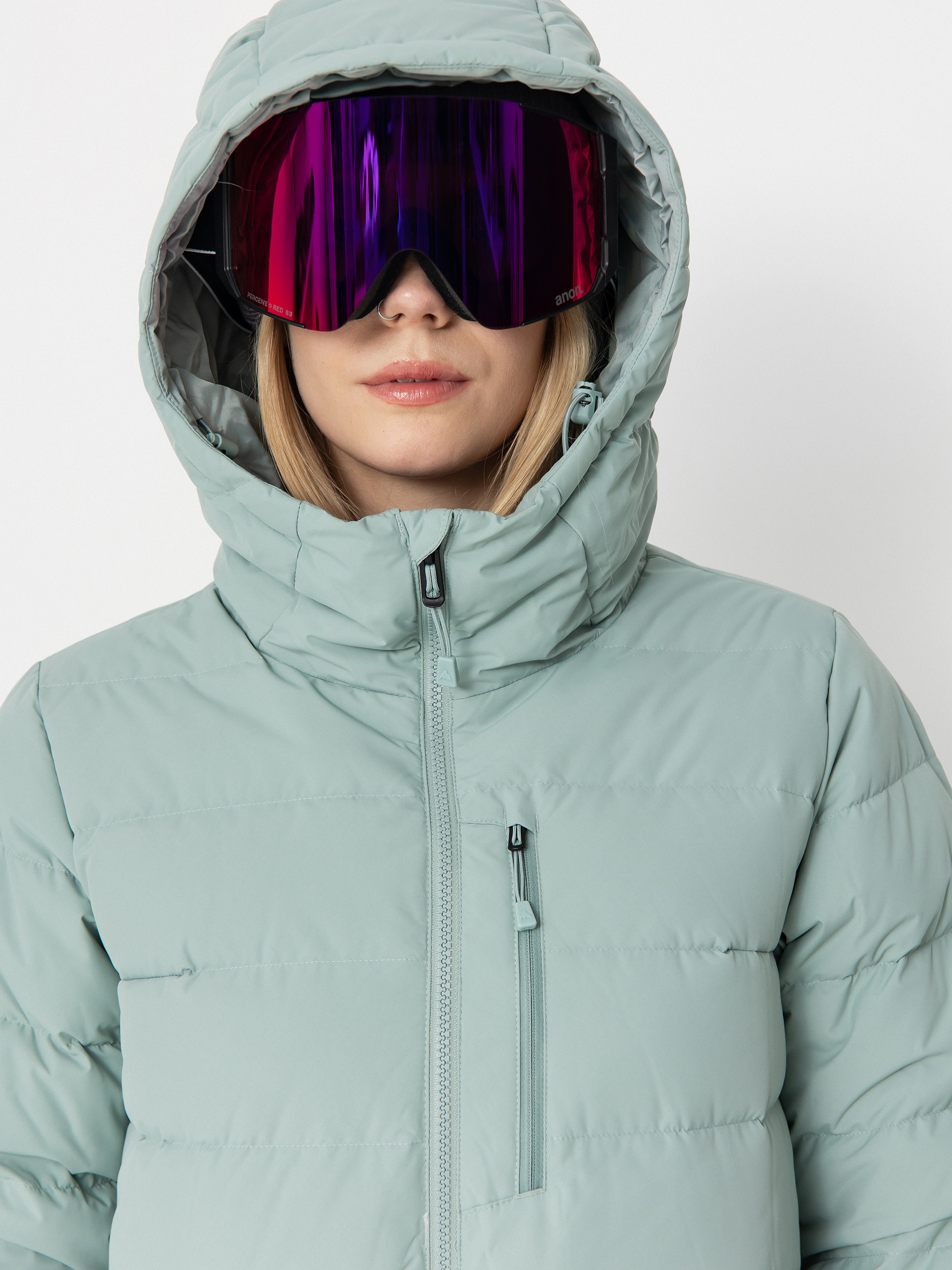 Dámska Snowboardová bunda Burton Loyil Down (petrol green)