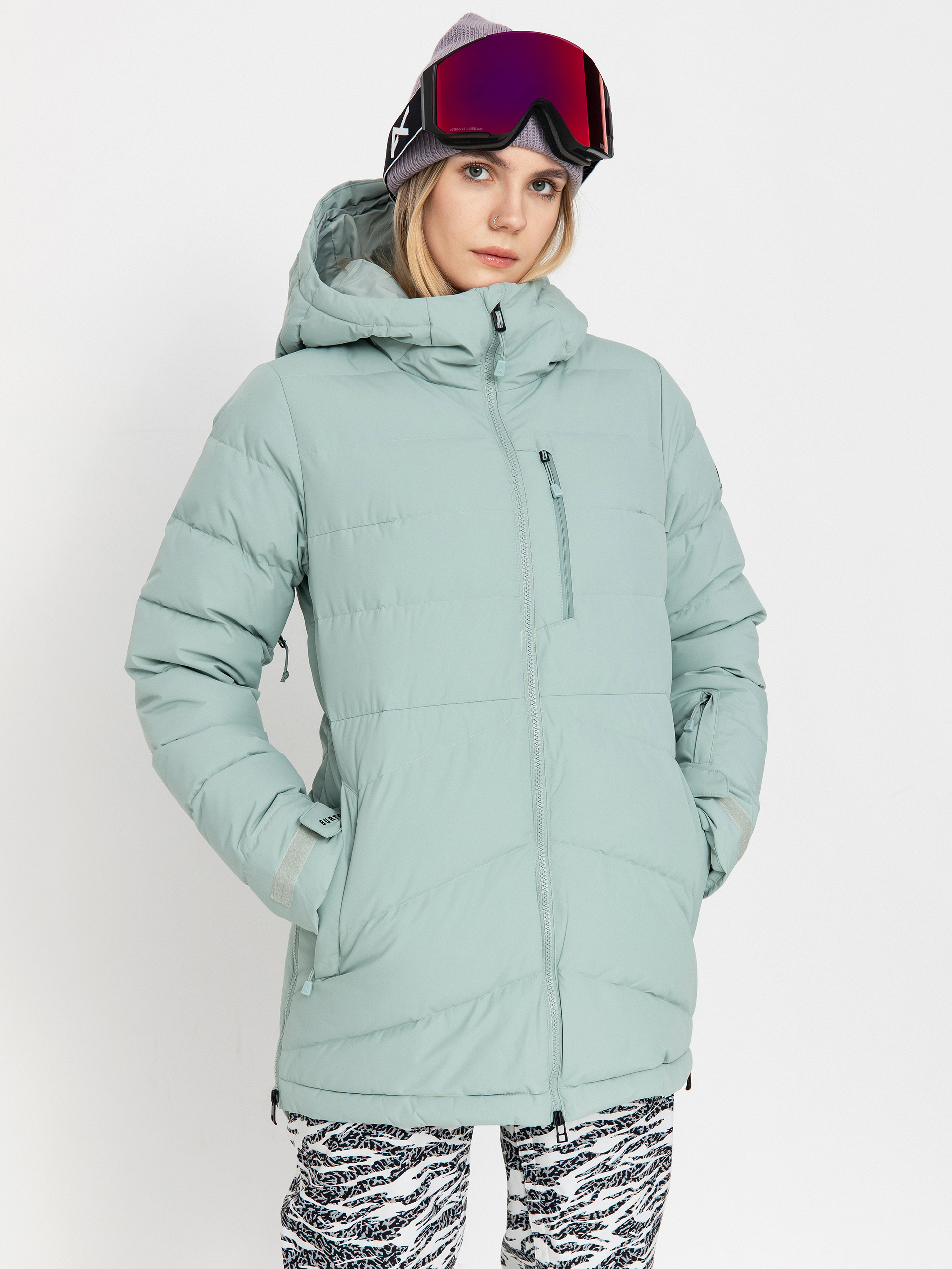 Dámska Snowboardová bunda Burton Loyil Down (petrol green)