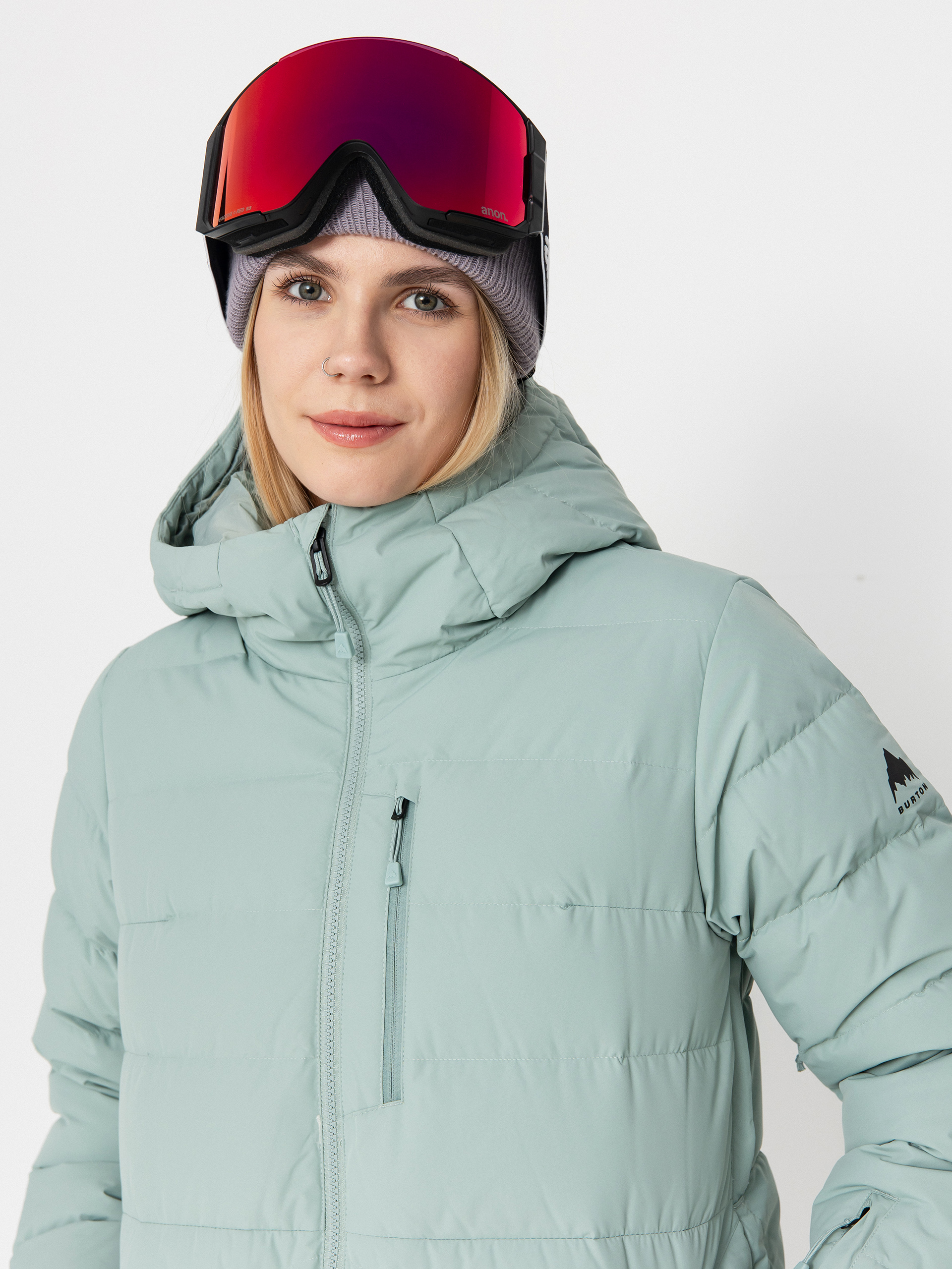 Dámska Snowboardová bunda Burton Loyil Down (petrol green)
