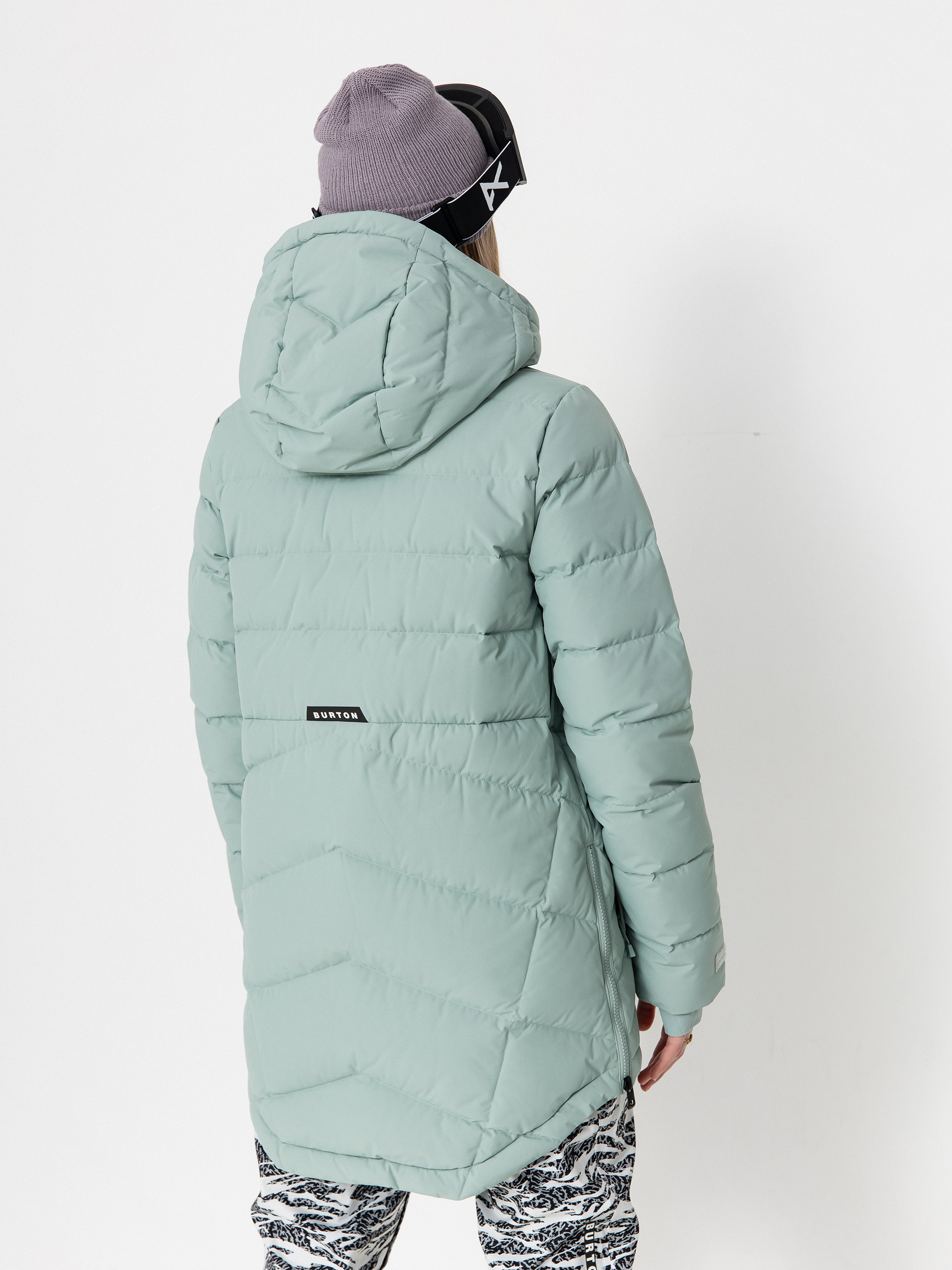 Dámska Snowboardová bunda Burton Loyil Down (petrol green)