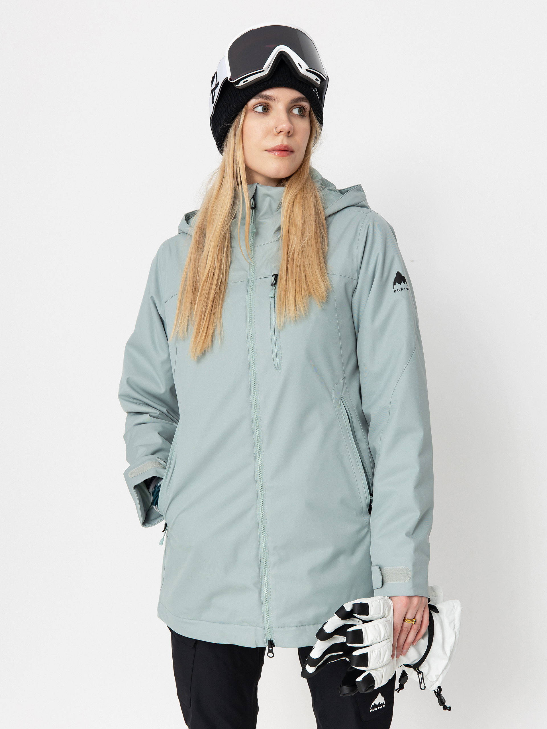 Dámska Snowboardová bunda Burton Lelah (petrol green)