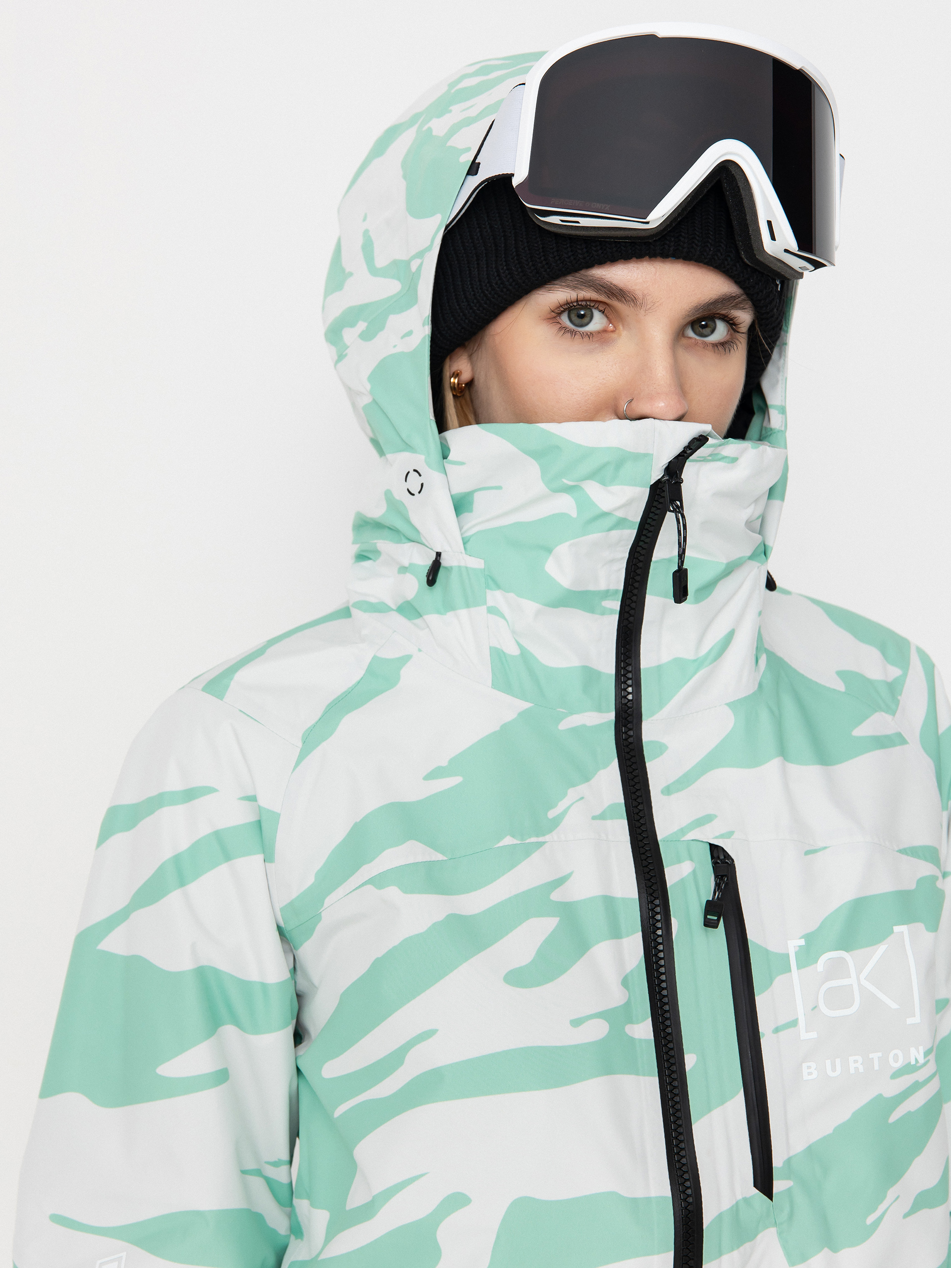 Dámska Snowboardová bunda Burton Ak Gore Tex Embark (oversized zebra)