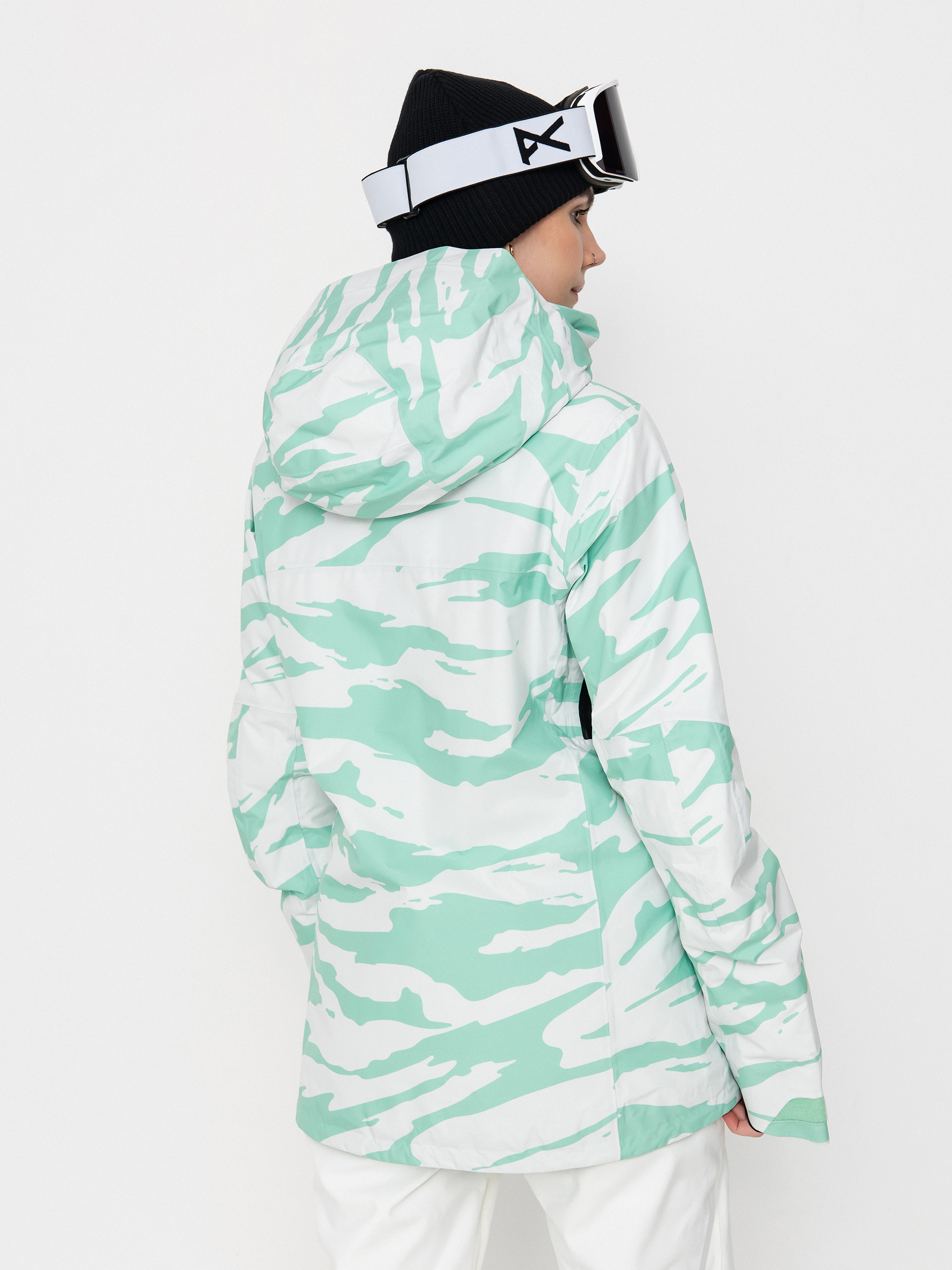 Dámska Snowboardová bunda Burton Ak Gore Tex Embark (oversized zebra)