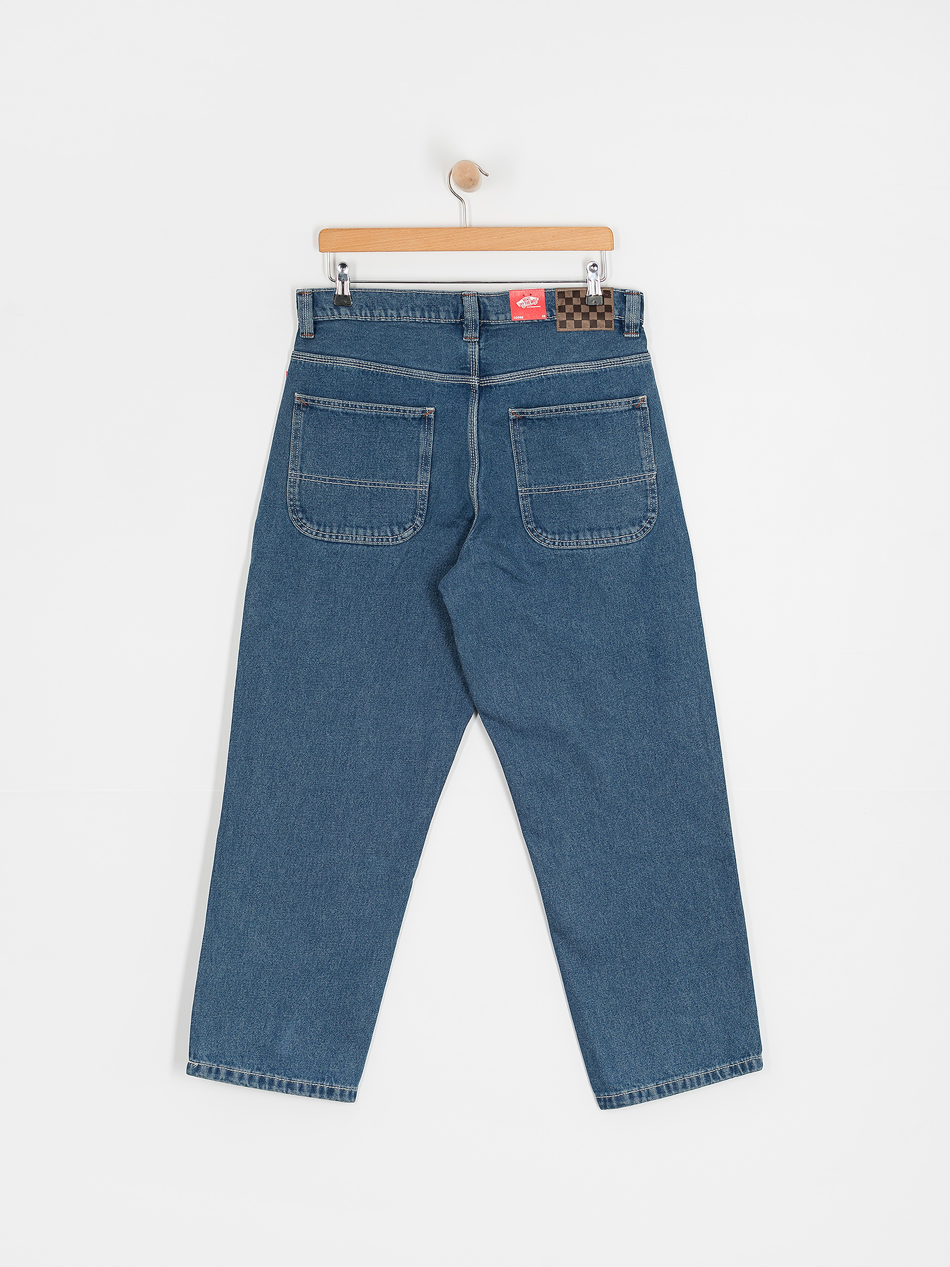 Nohavice Vans Skate Check 5 Loose Denim (vintage indigo)